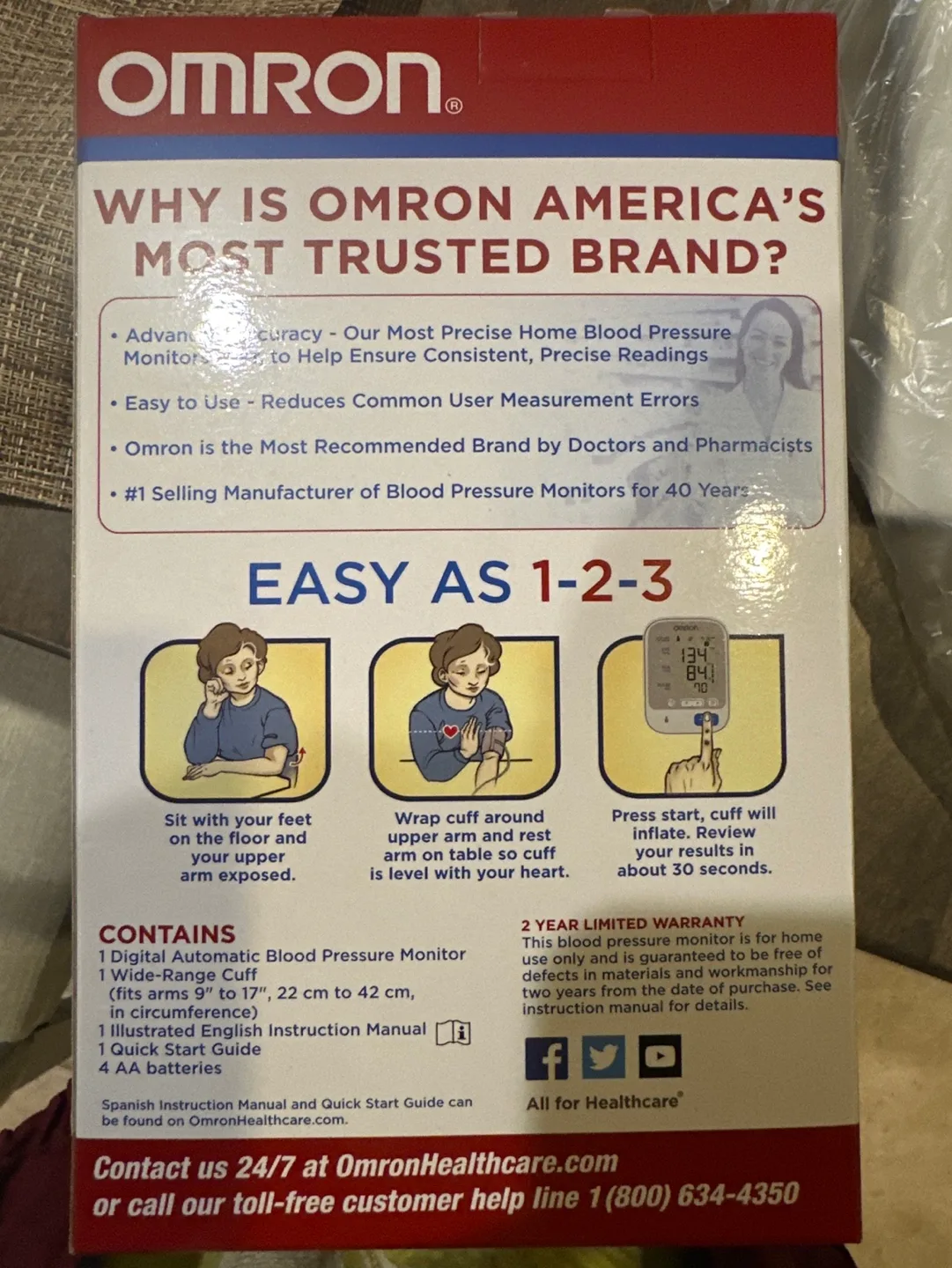 Omron 5 Series Blood Pressure Monitor image indicator(3)