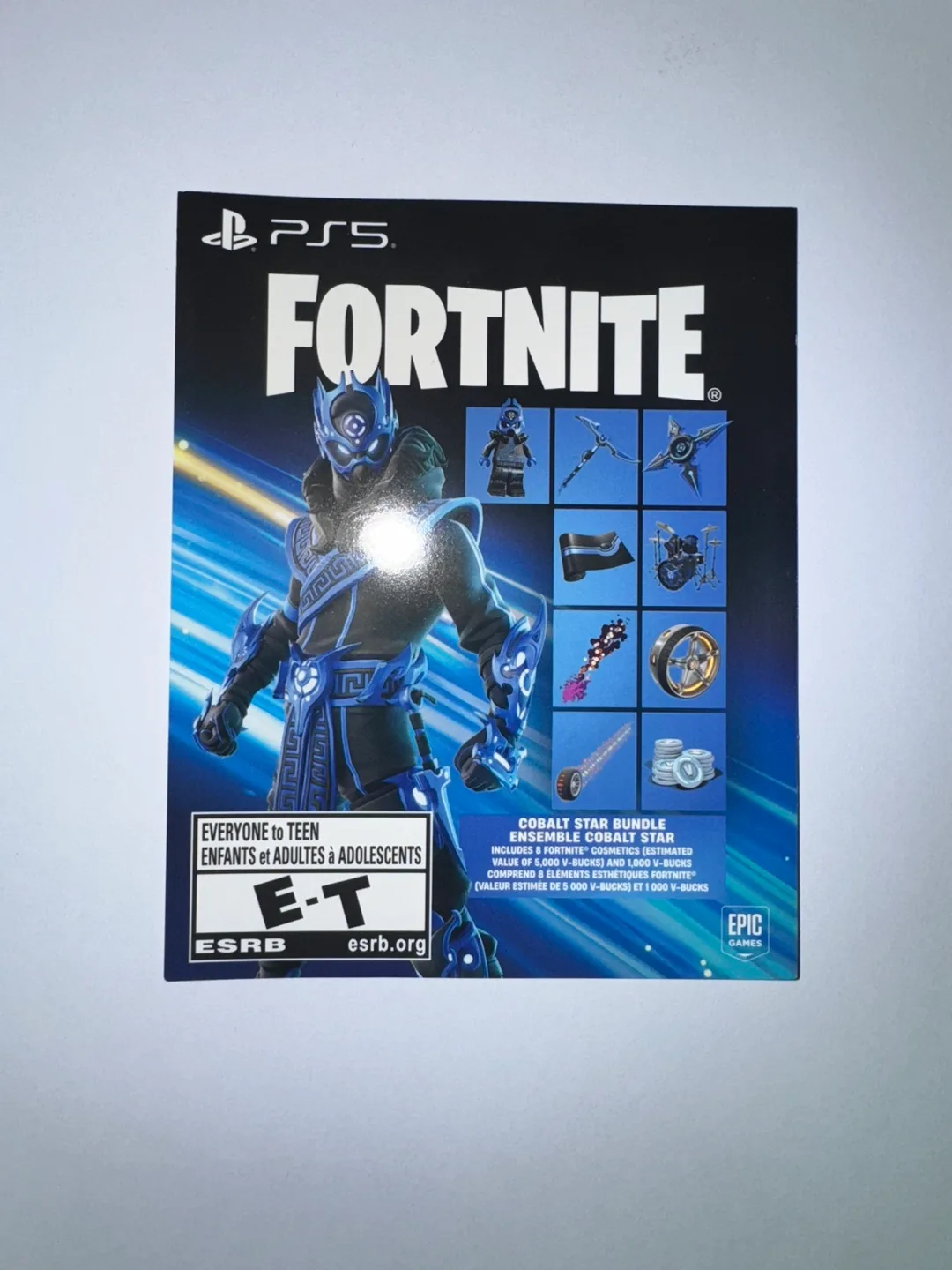 Fortnite Cobalt Star Bundle PS5 thumbnail