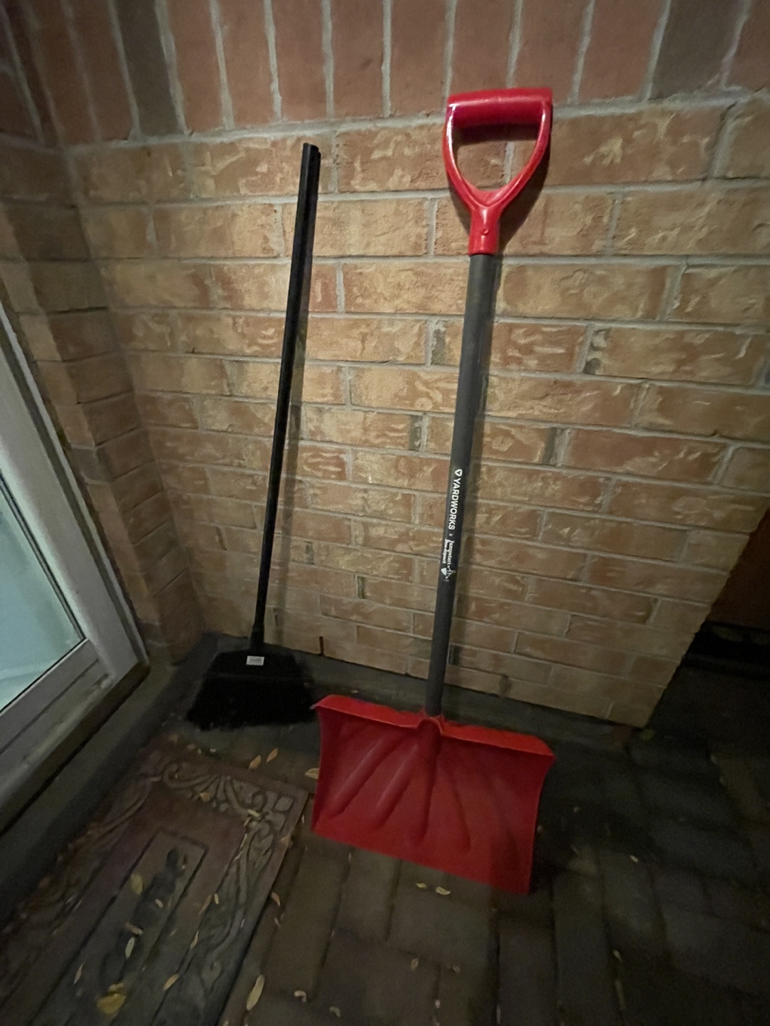 Snow Shovel and Broom