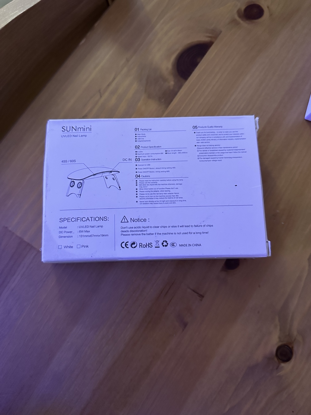 SUNmini UV LED Nail Lamp - photo 3