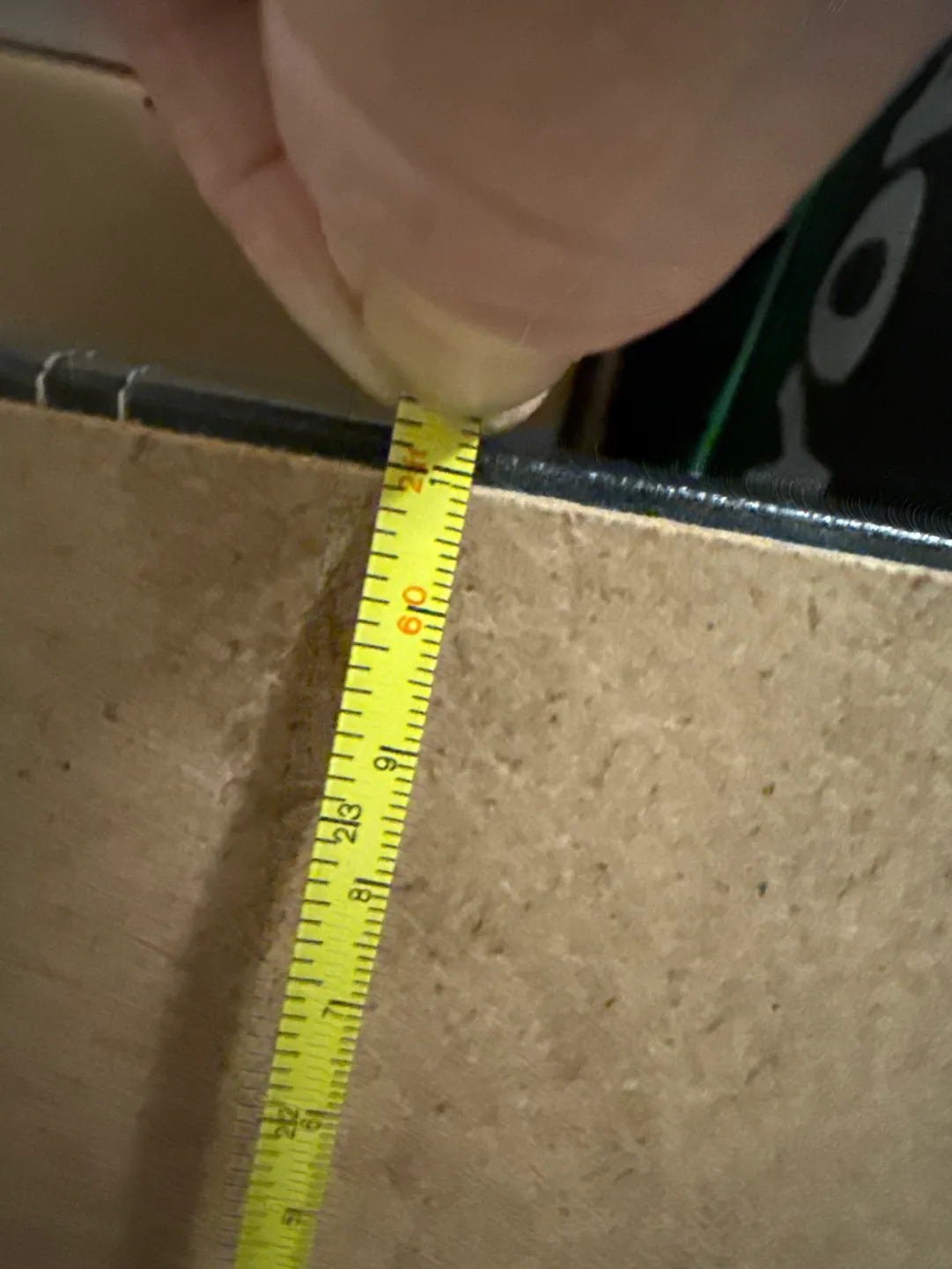 Black Leather Framed Mirror image indicator(4)