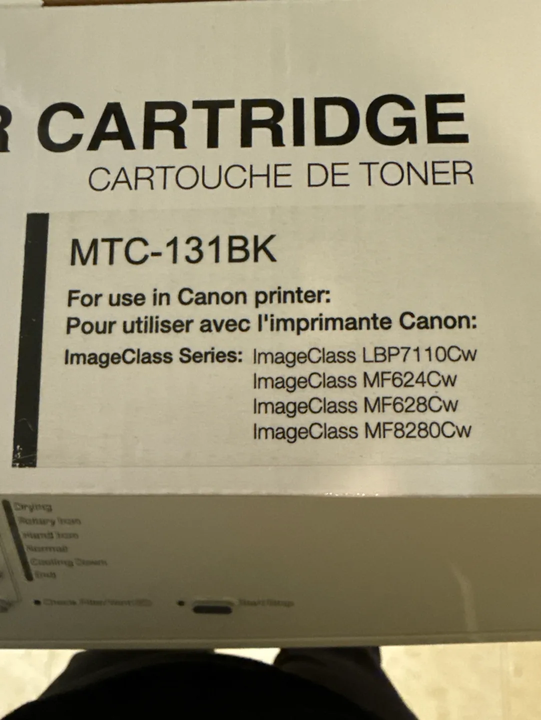 Canon MTC-131BK Toner Cartridge thumbnail
