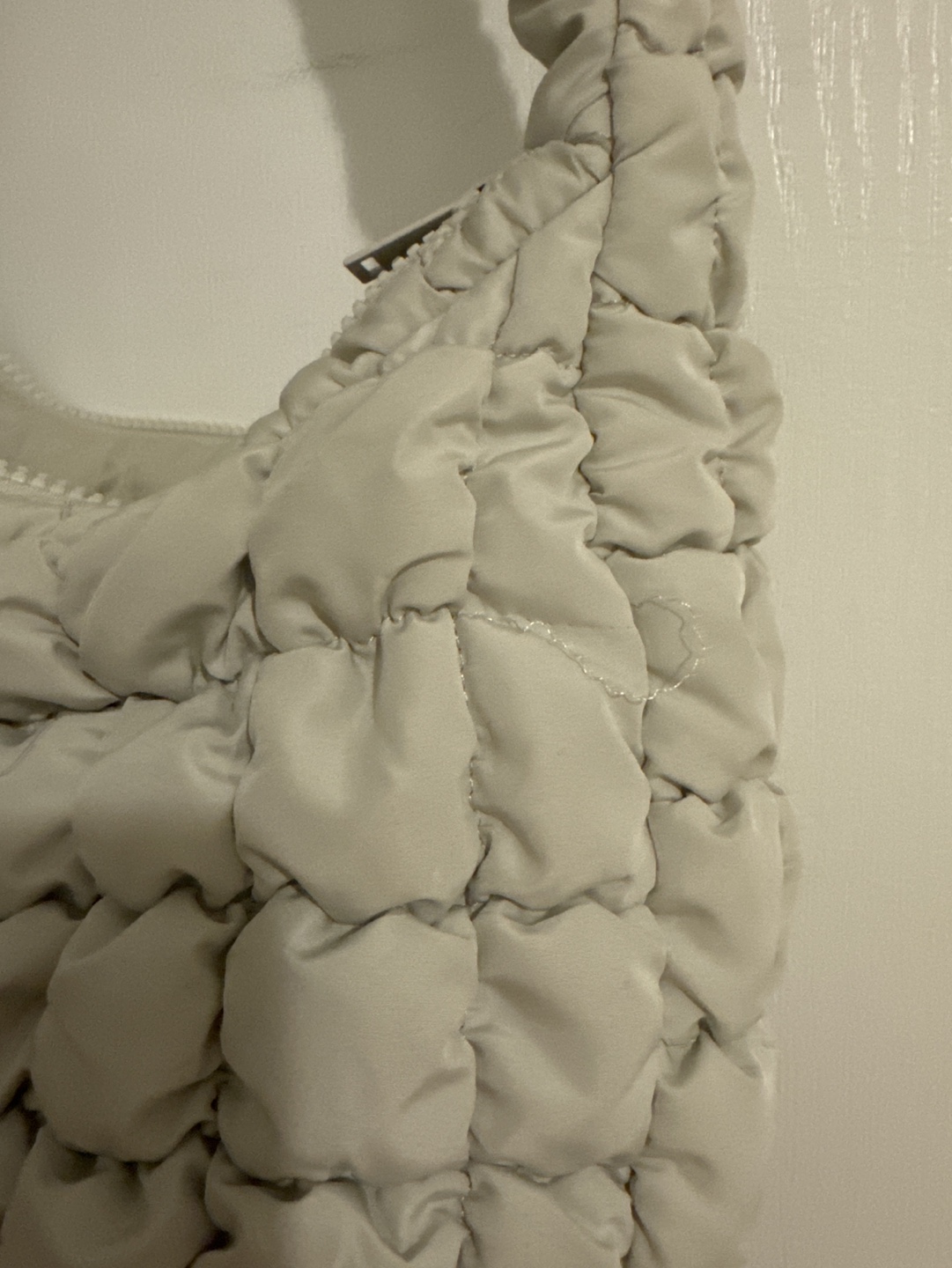 COS Quilted Bag in light grey - photo 3