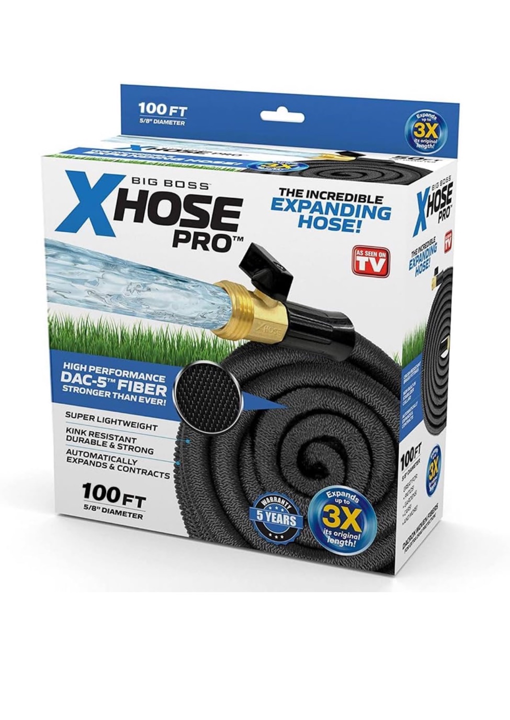 Big Boss XHose Pro Expanding Garden Hose - 100 ft