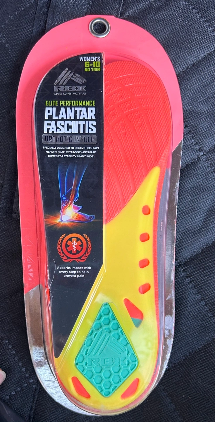 Life Active Rbx Insoles RBX Plantar Fasciitis Orthotic All-Day