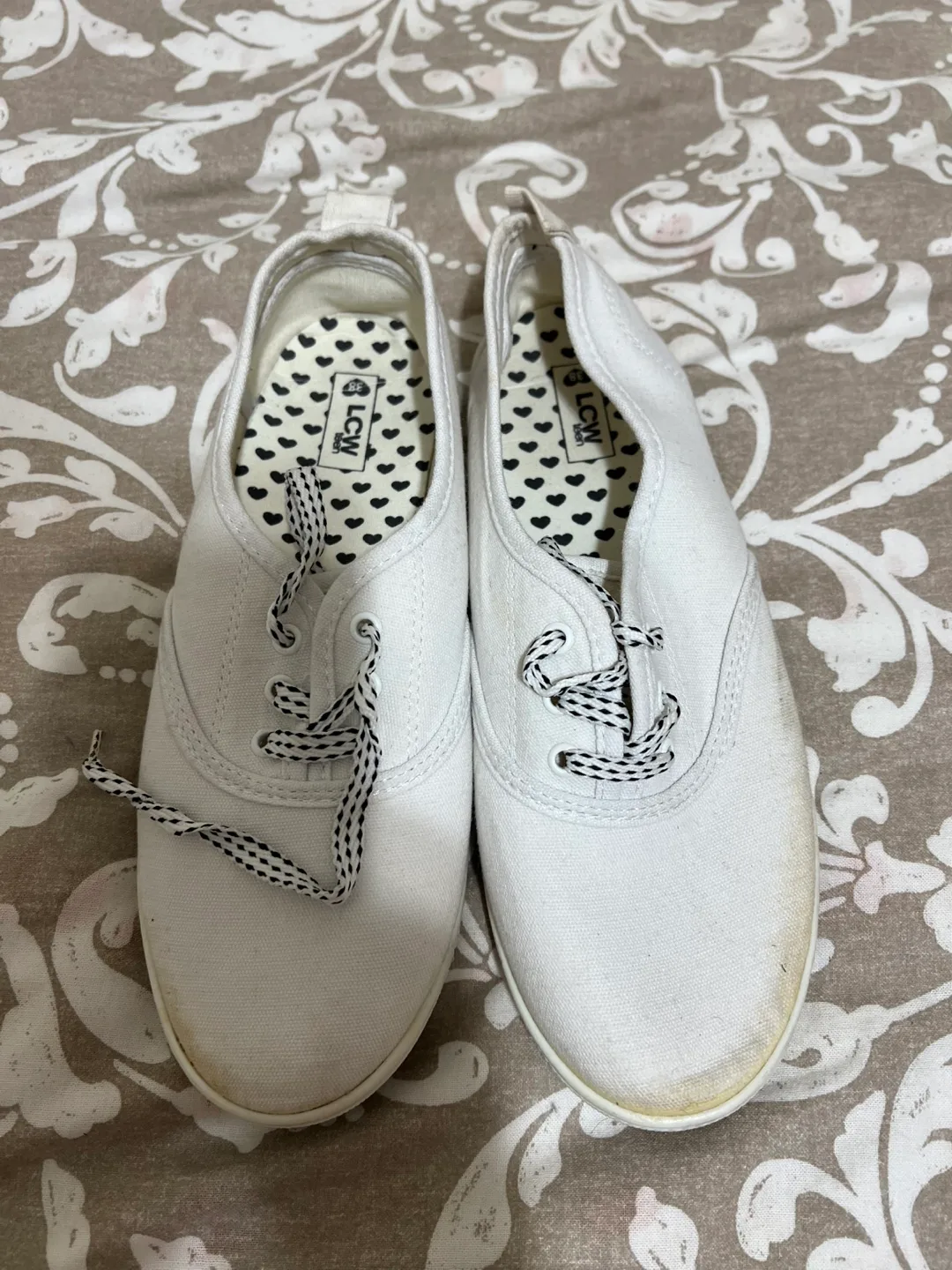LCW Teen White Canvas Shoes thumbnail