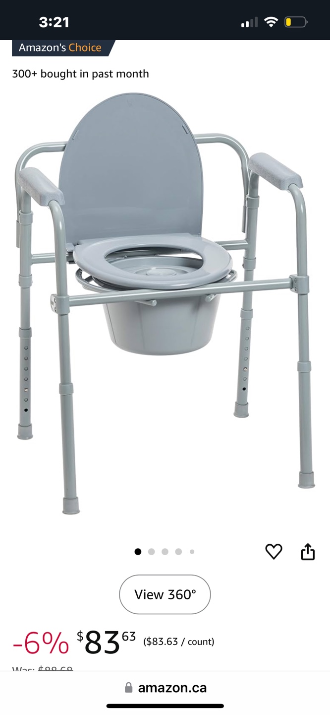 Drive Medical Commode Chair