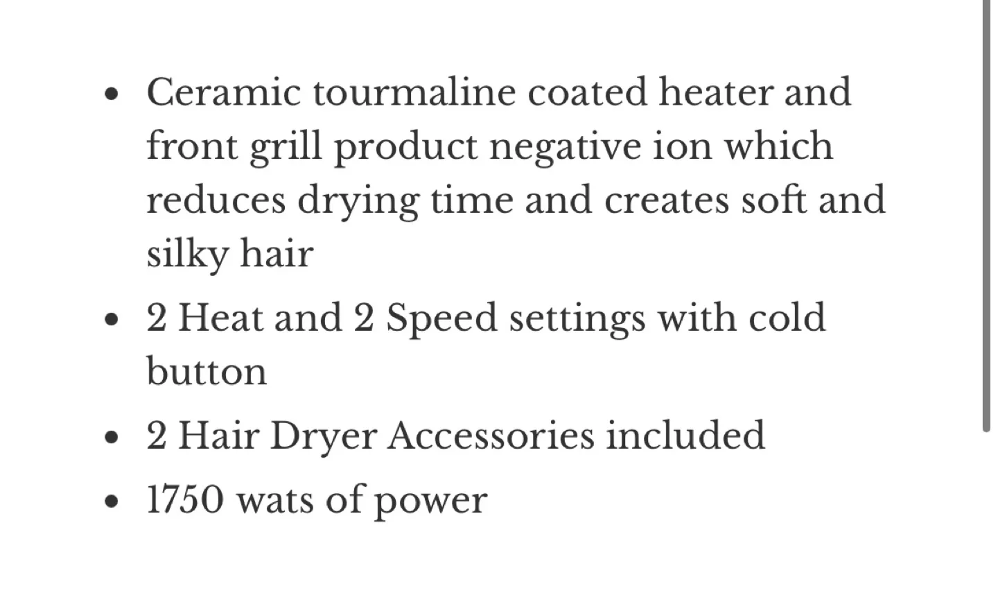 BNIB 🎁 Hair Dryer image indicator(7)