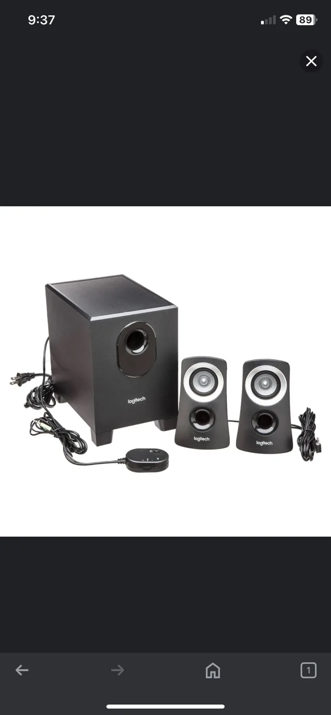 Logitech Speaker System thumbnail