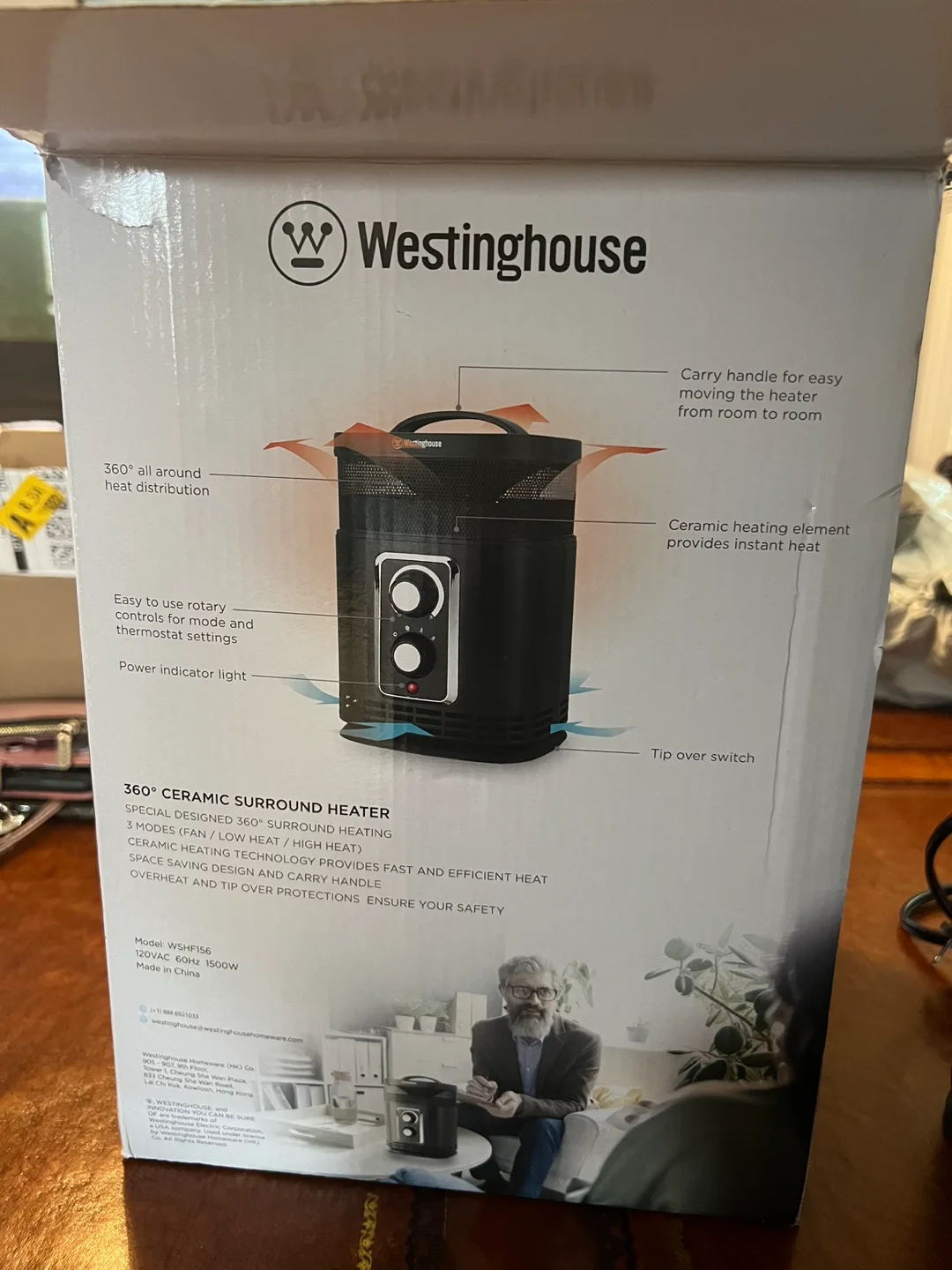 Westinghouse 360° Ceramic Surround Heater image indicator(3)