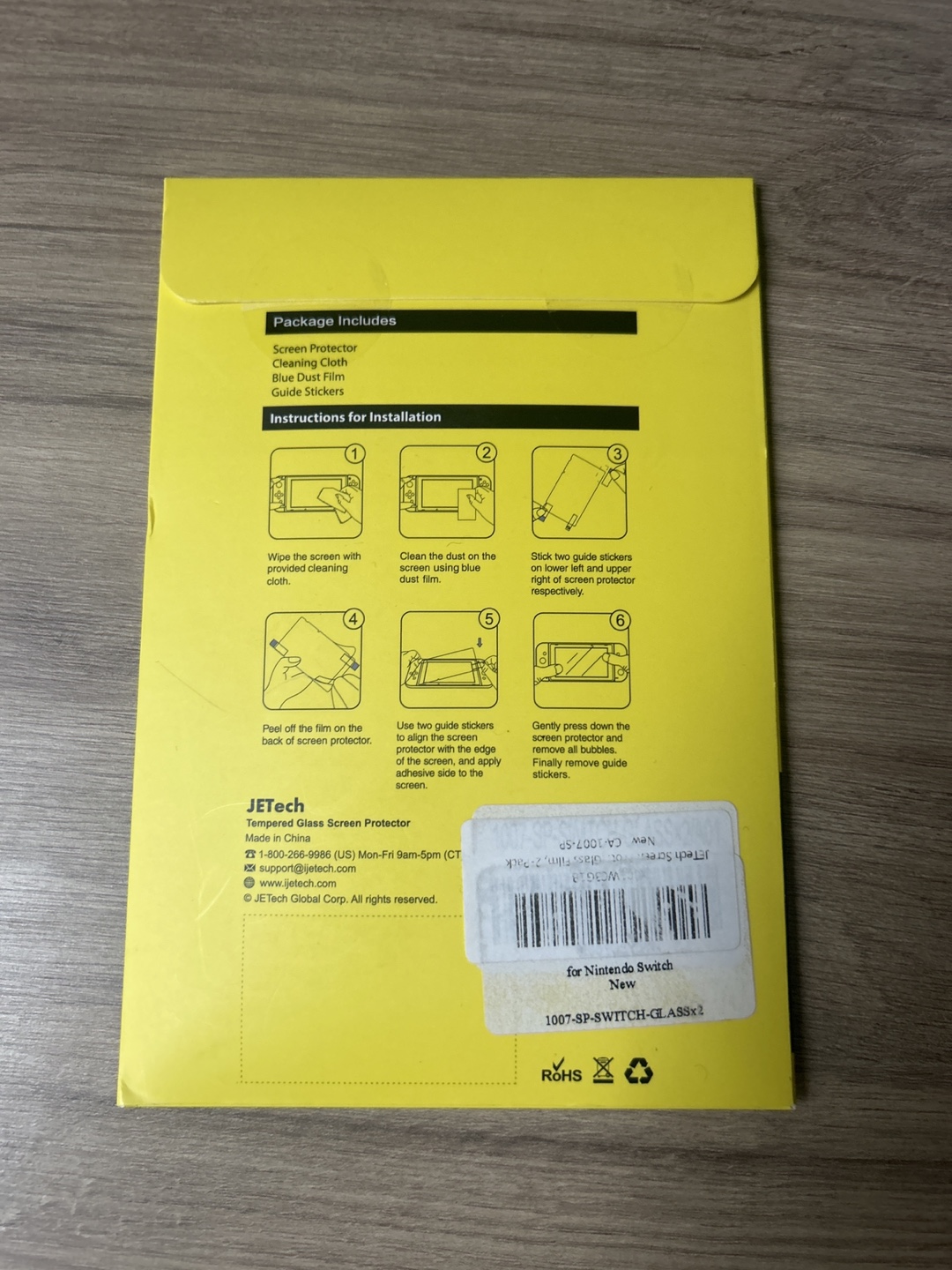 Nintendo Switch Tempered Glass Screen Protector - photo 2