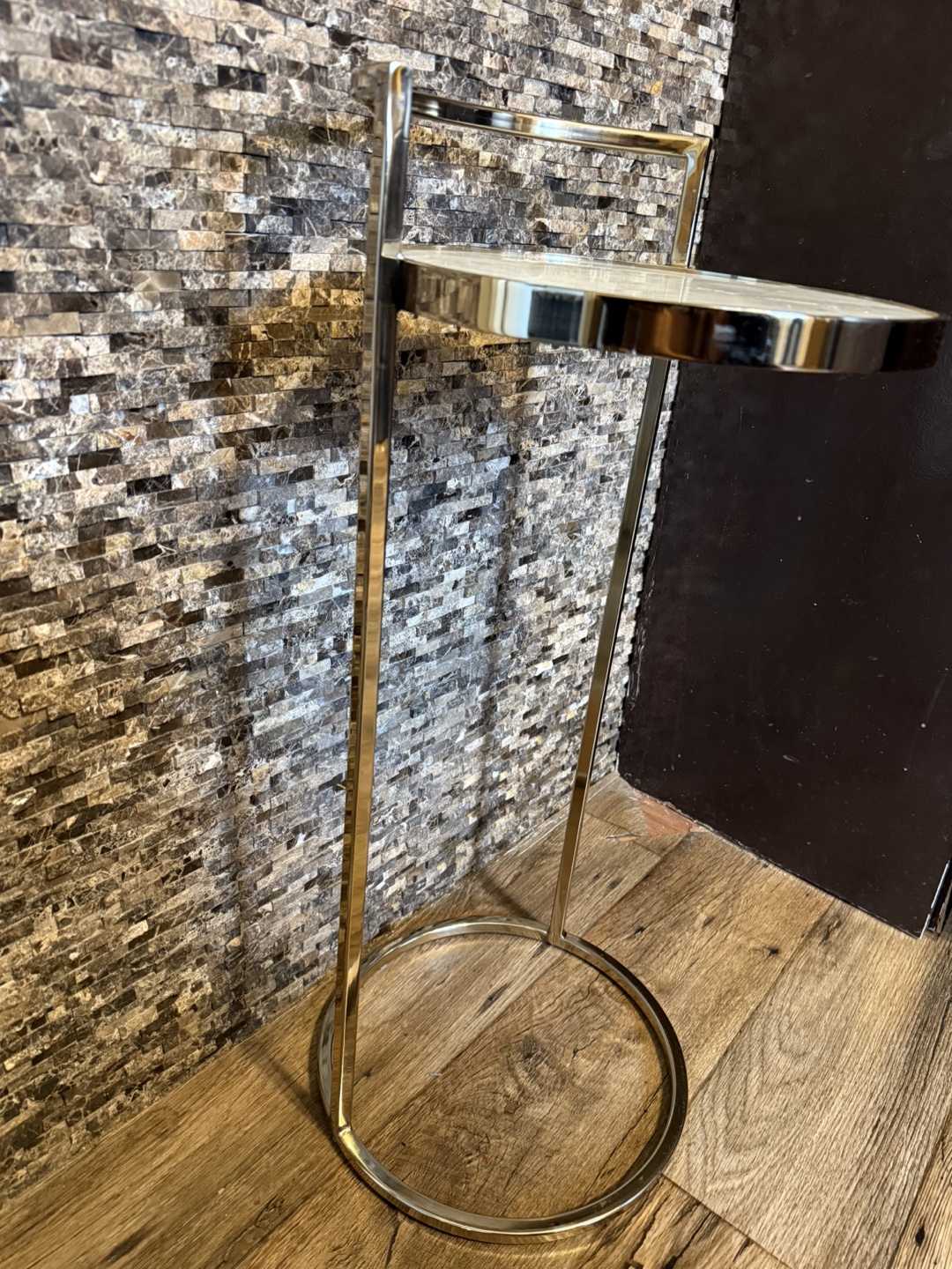 Gold Marble Accent Table - photo 3