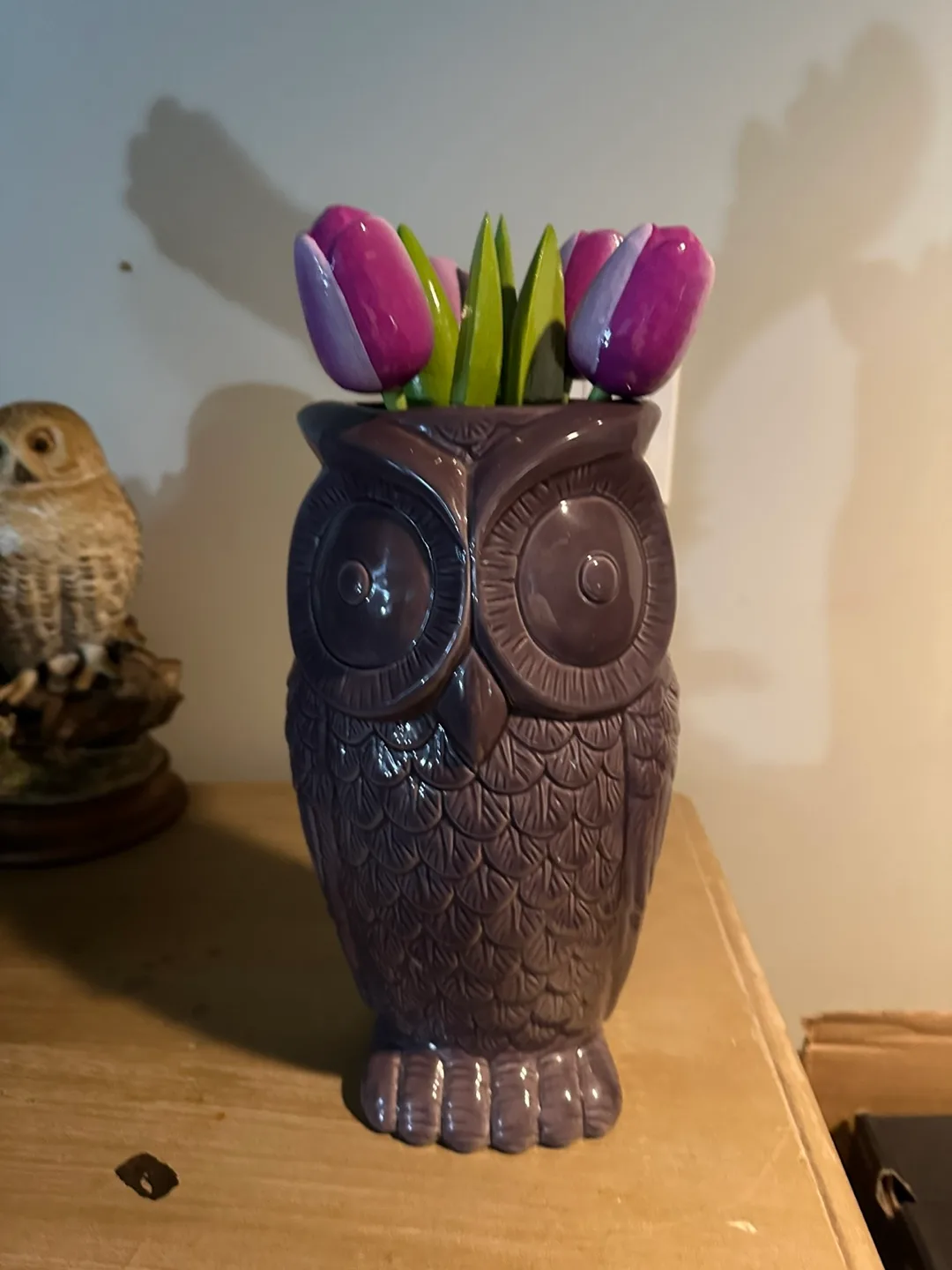 Purple Owl Vase image indicator(2)