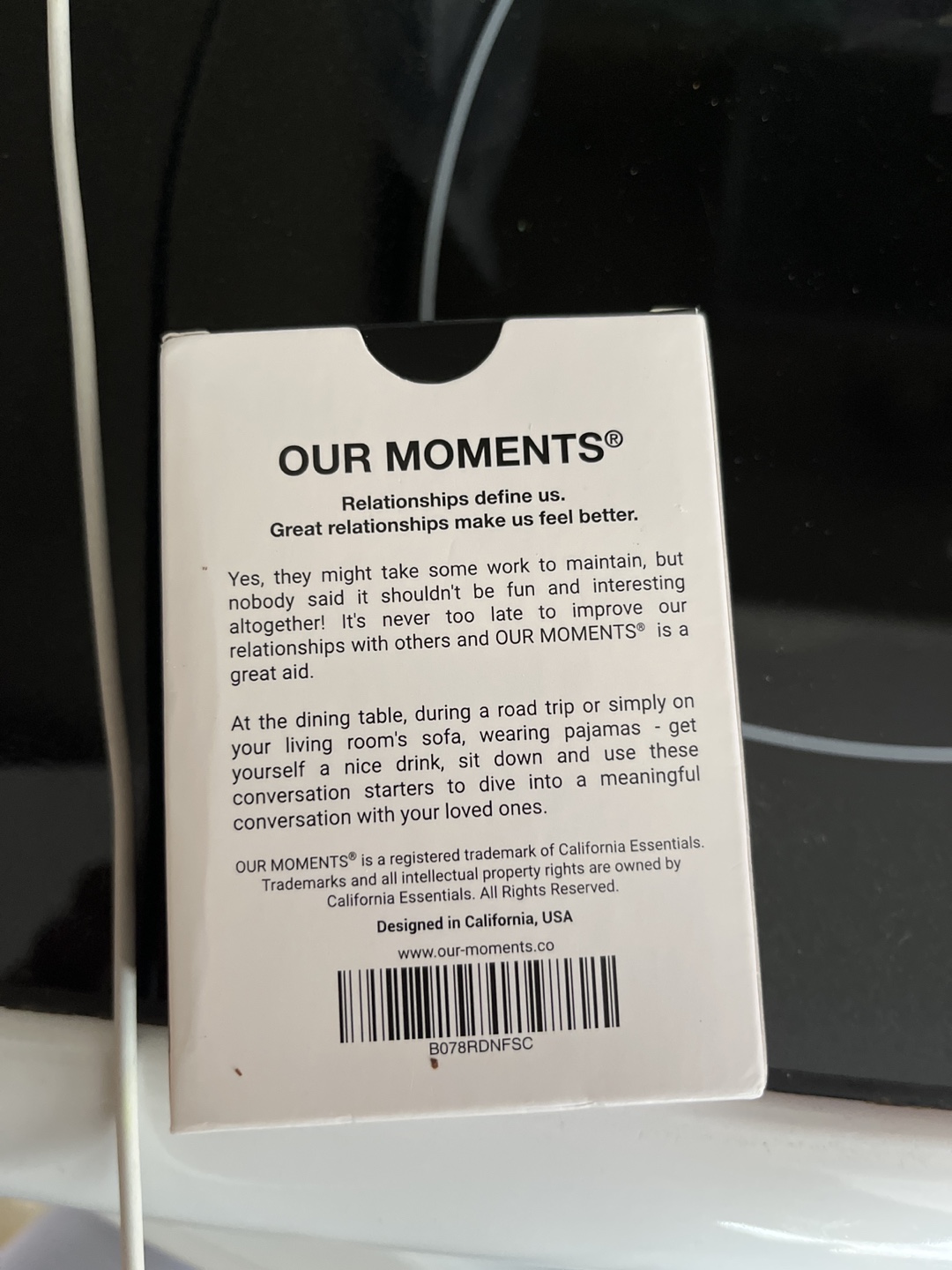 Our Moments Couples Conversation Starter Cards - photo 2