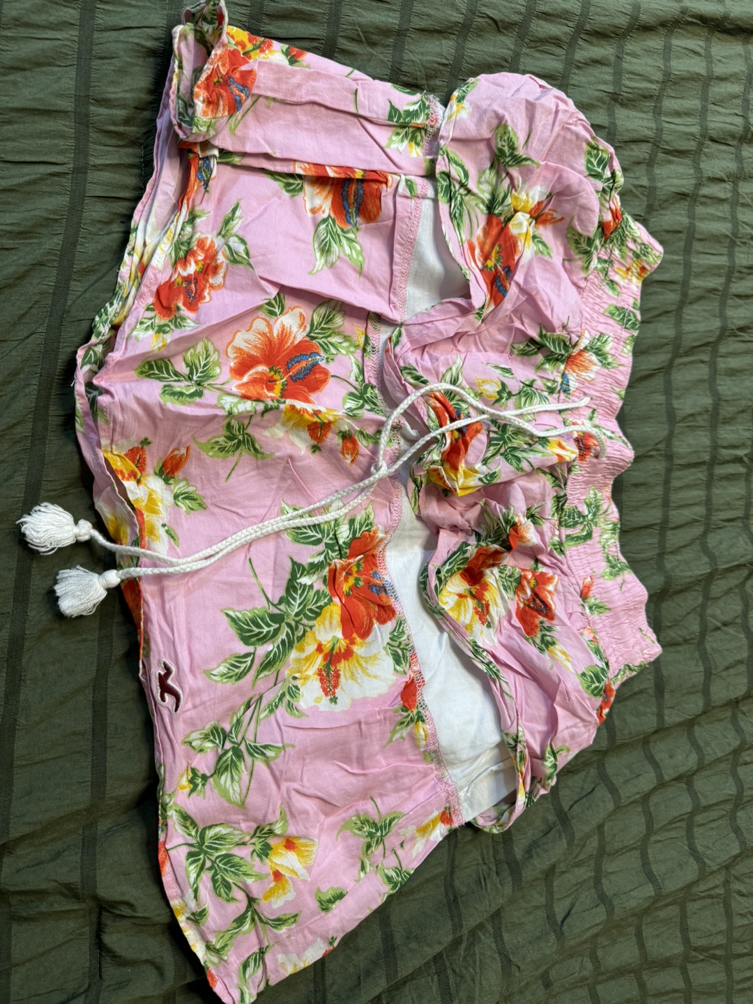 Pink Floral Shorts - photo 2
