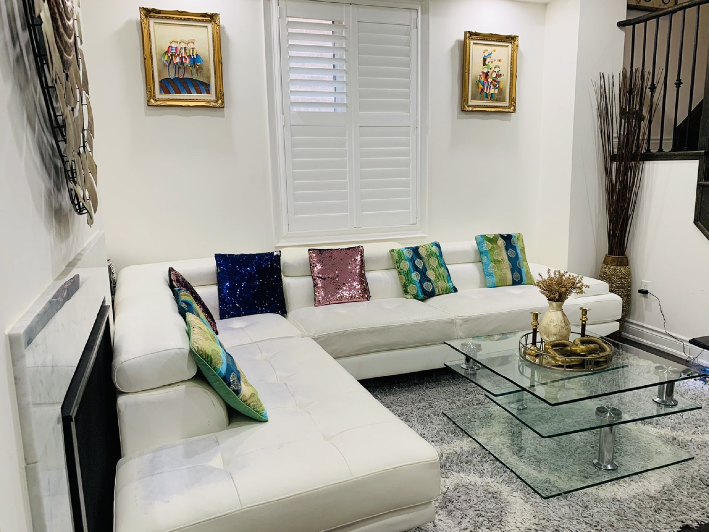 White Sectional Sofa