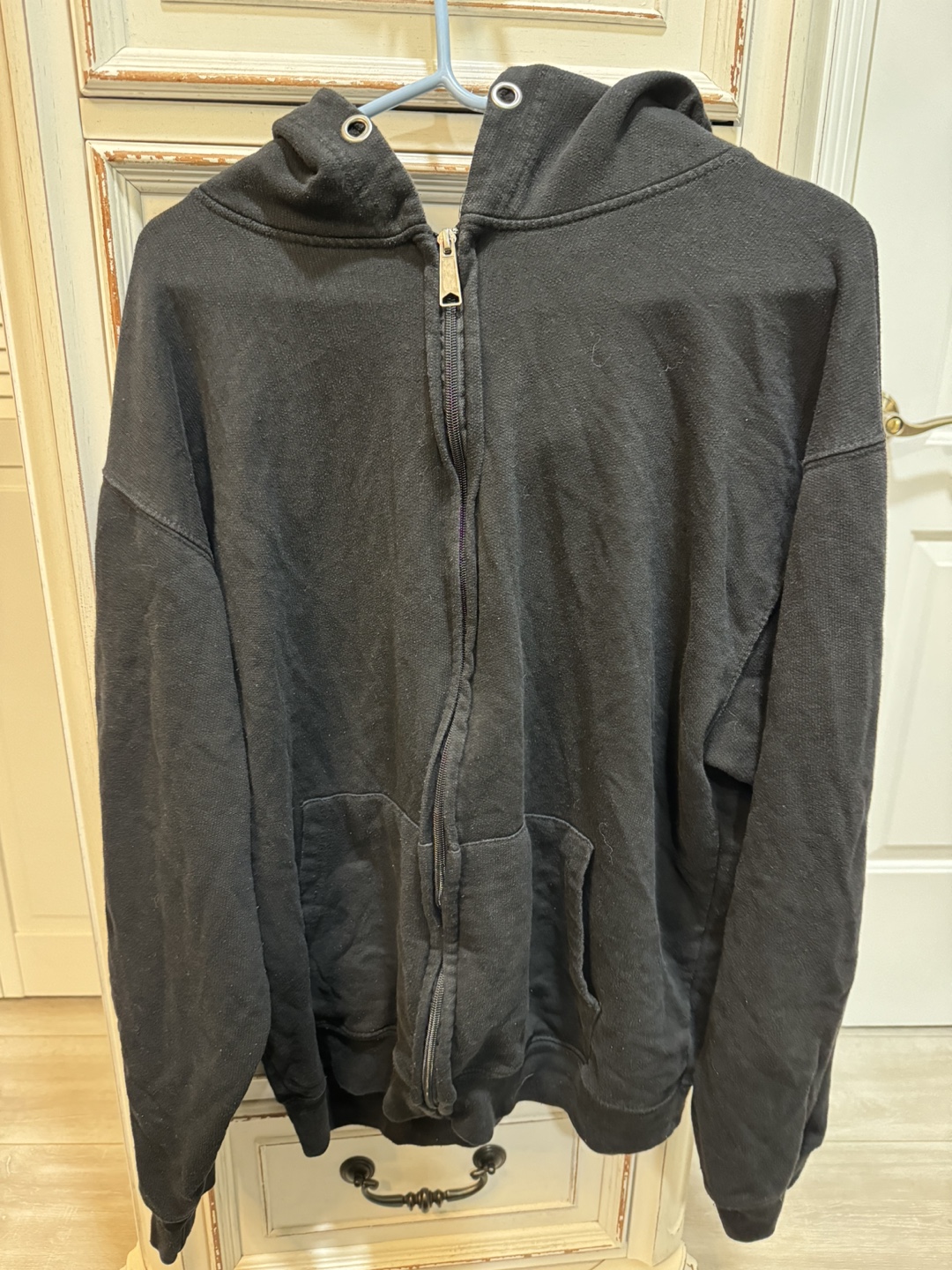 Black Gemrock  Zip Up Hoodie