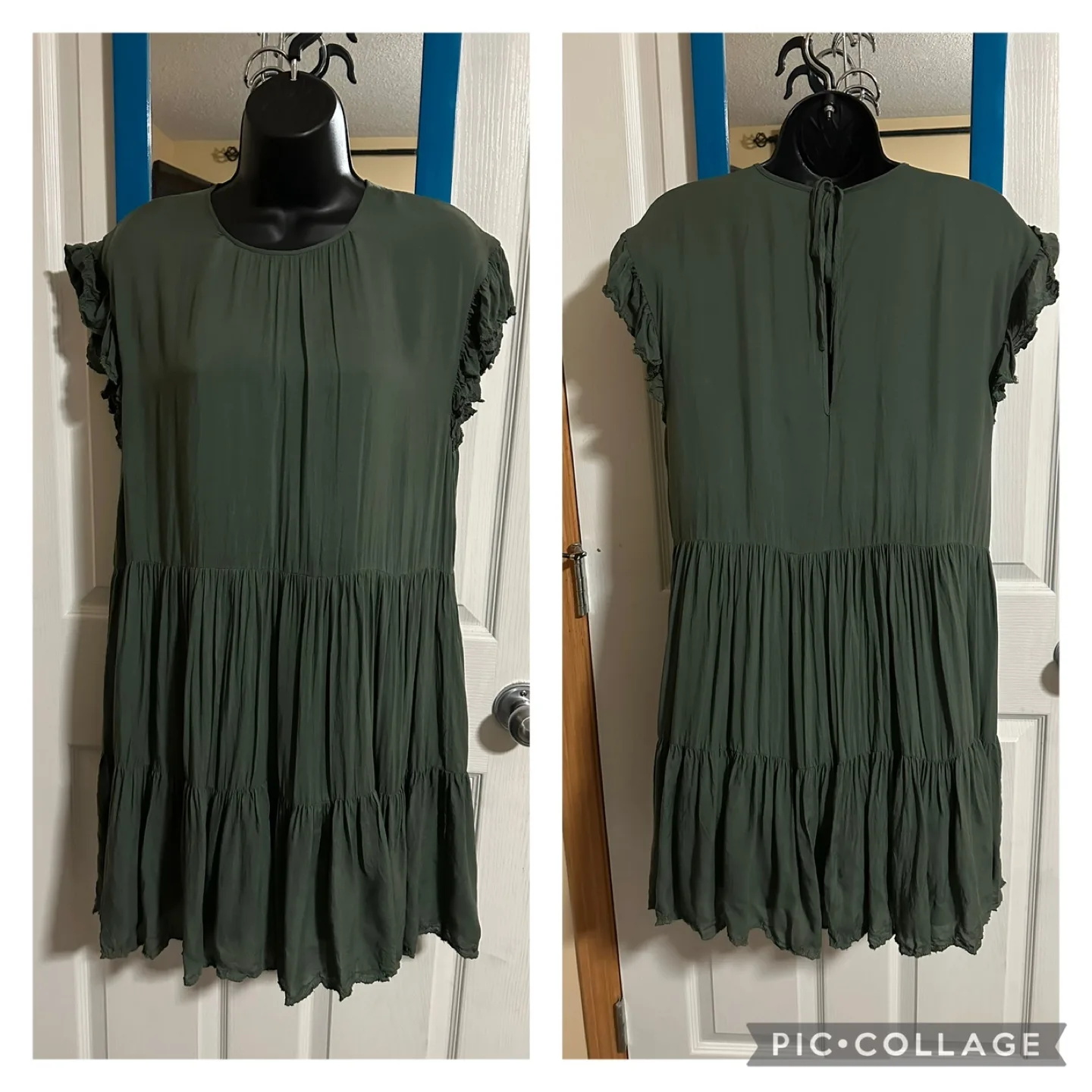 Wilfred La Bohème Green Mini Dress image indicator(2)