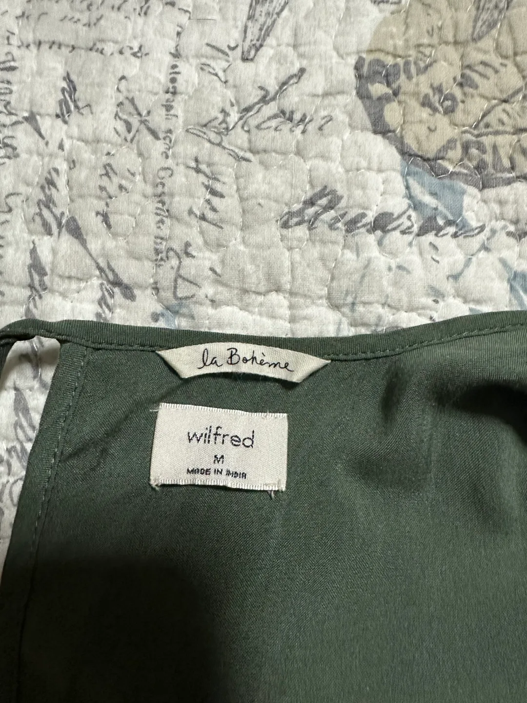 Wilfred La Bohème Green Mini Dress image indicator(5)