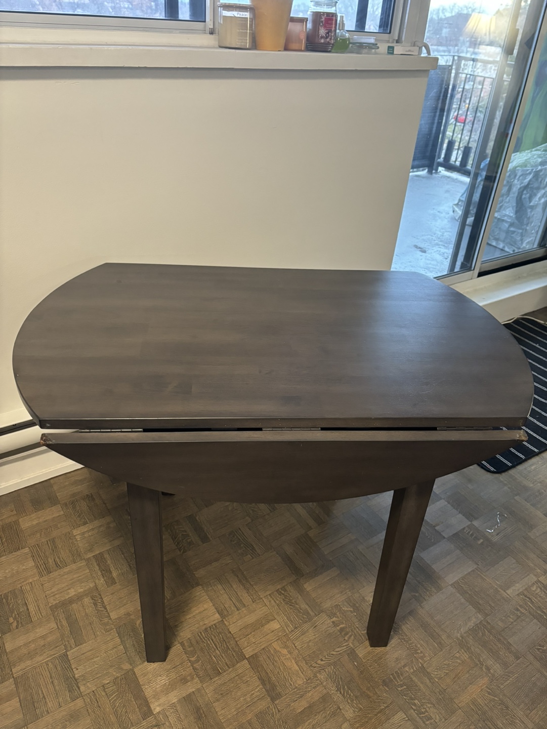 Round Drop Leaf Table - photo 4