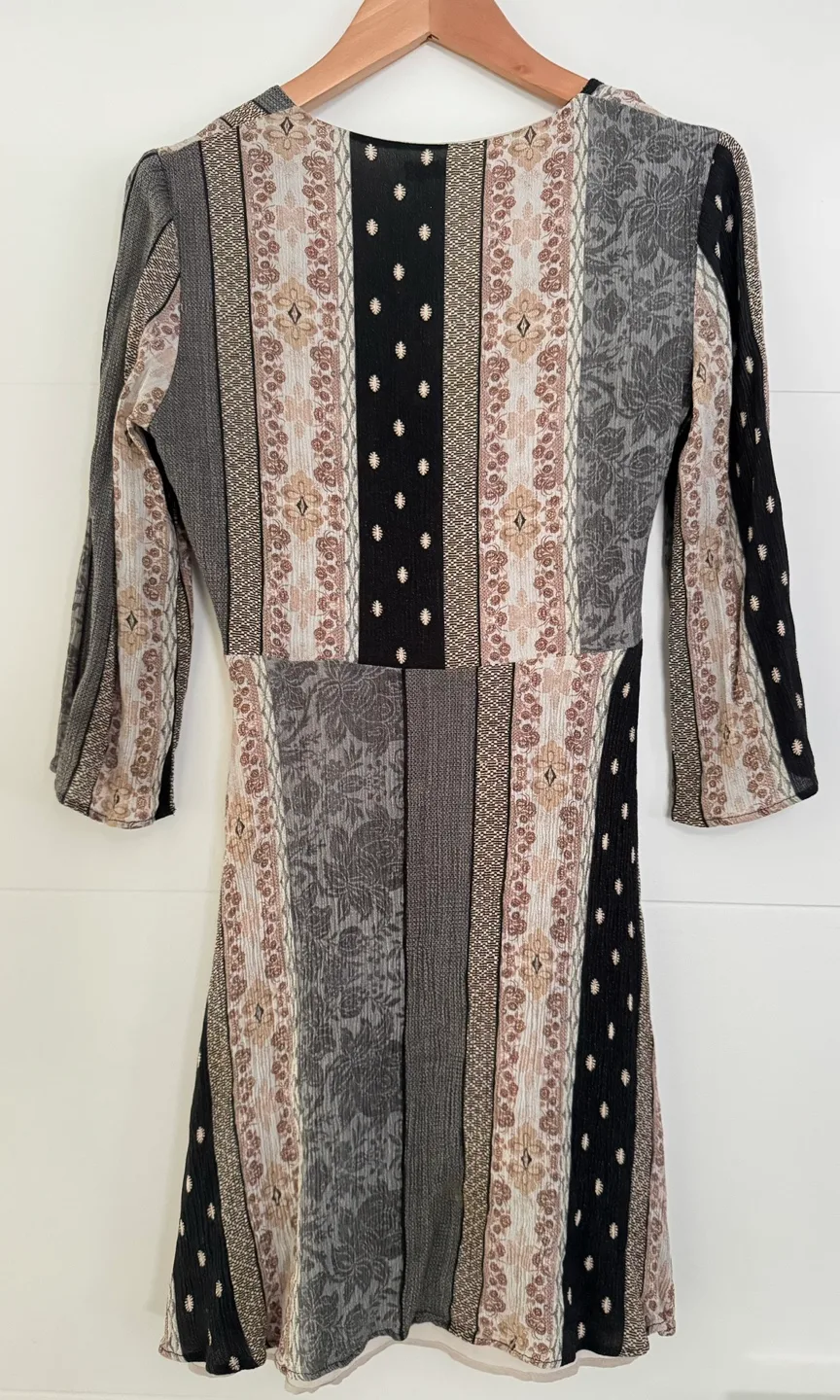 Mango boho mini dress size small image indicator(2)