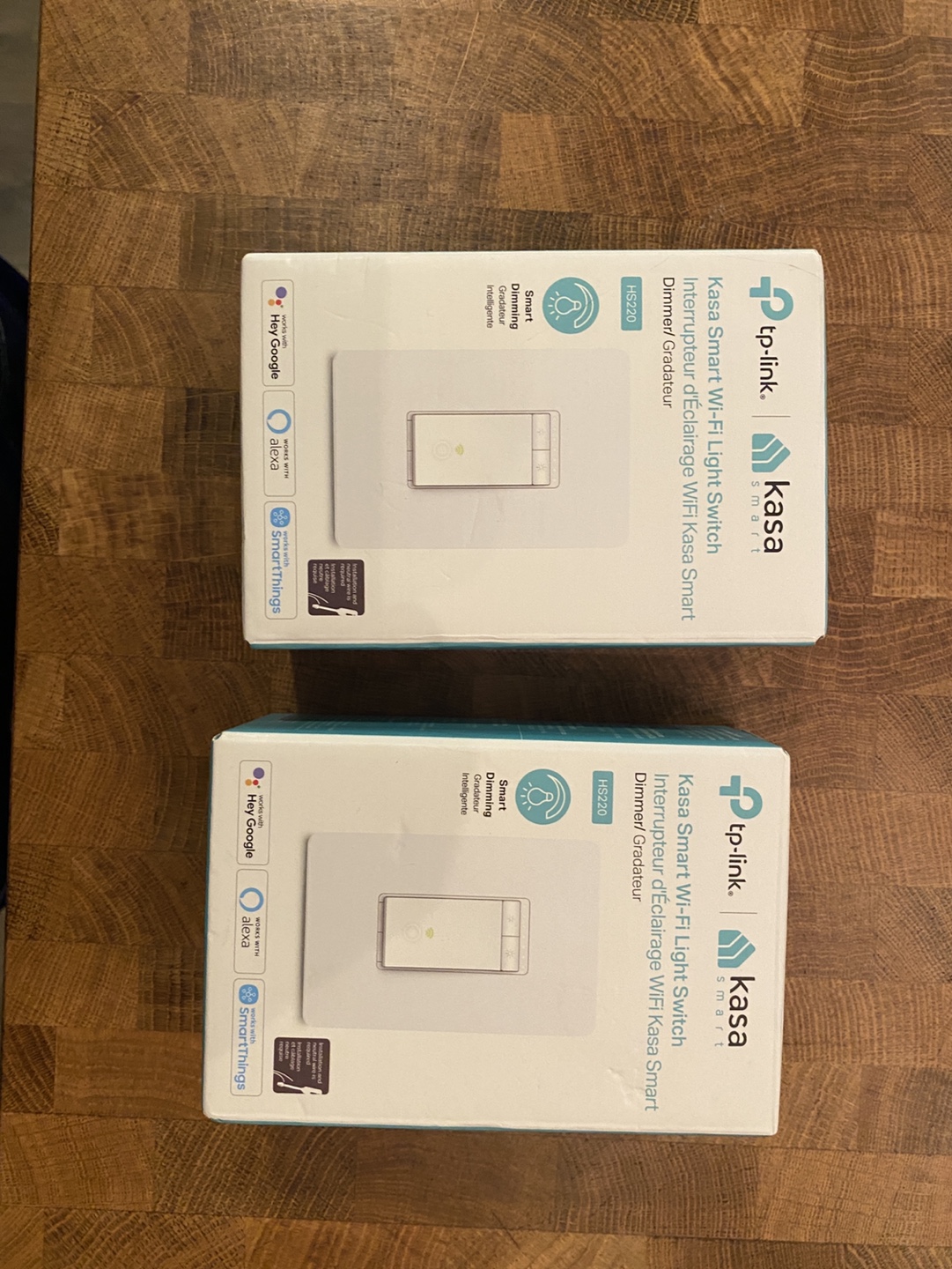 2 Kasa Smart Wi-Fi Light Switch