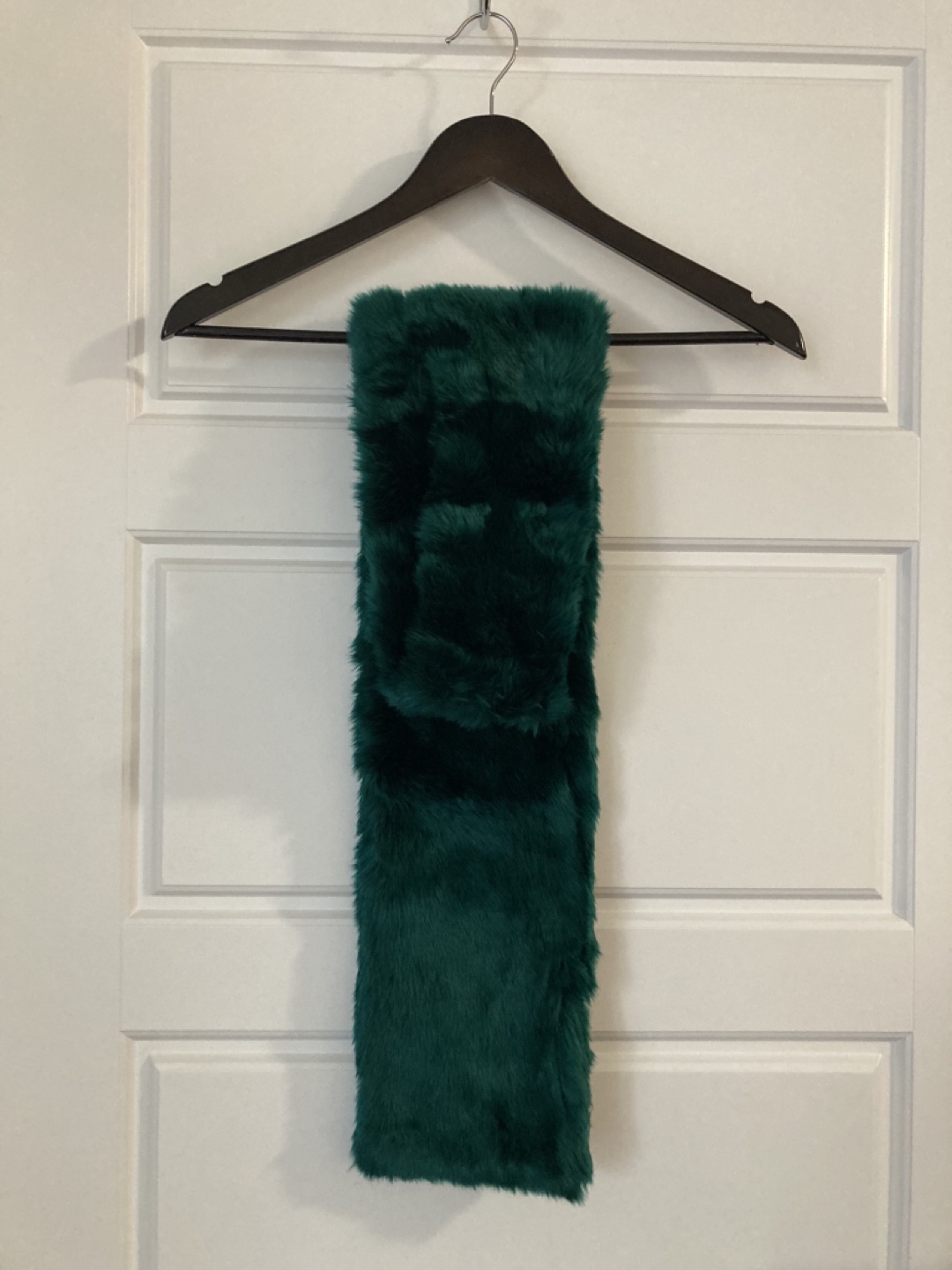 New! Indigo Faux Fur Scarf - photo 3