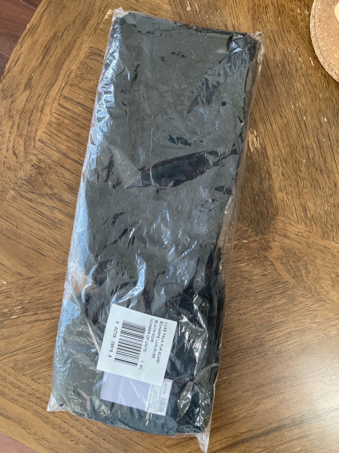 New! Indigo Faux Fur Scarf - photo 5