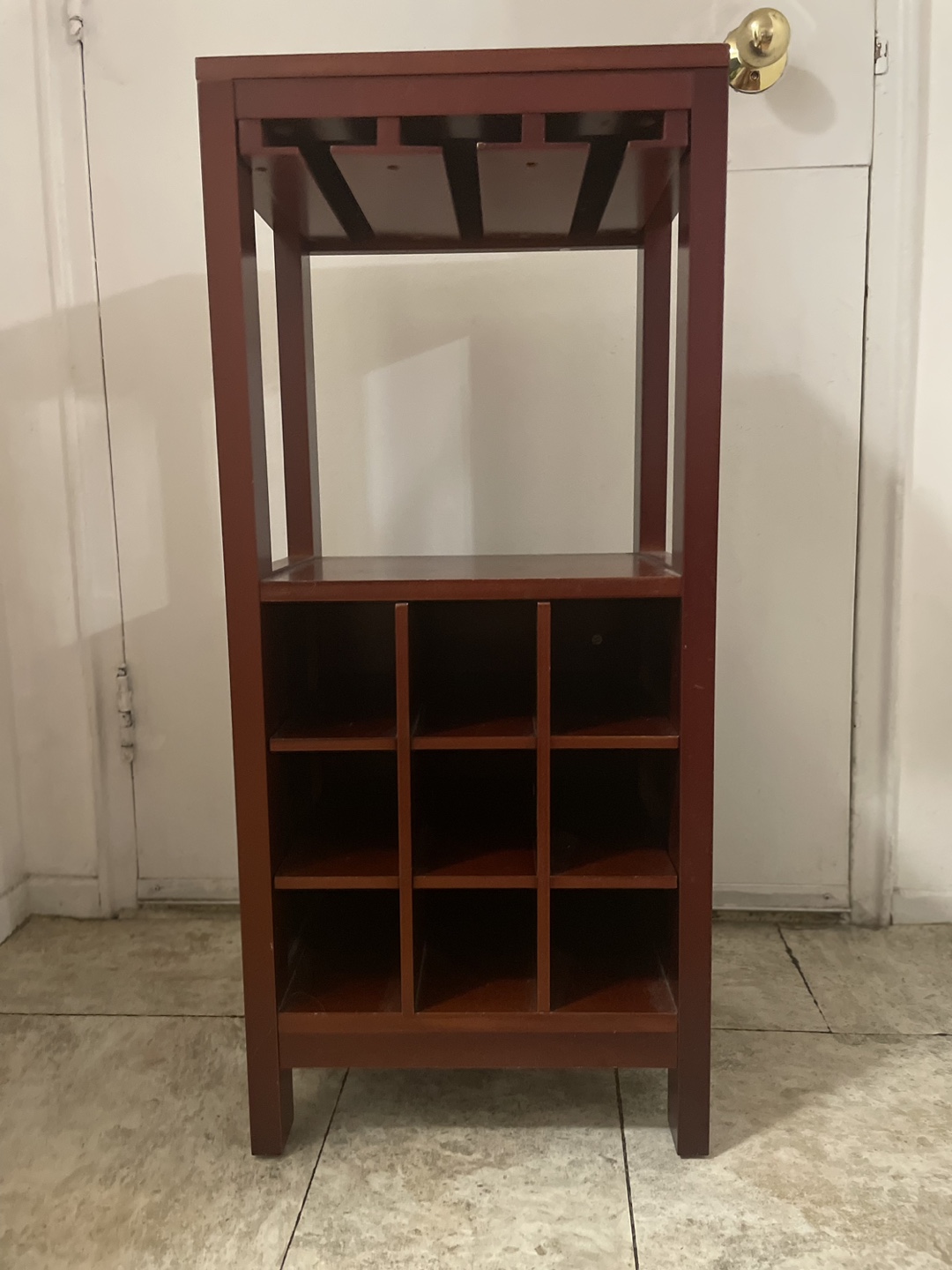 Small wooden bar stand