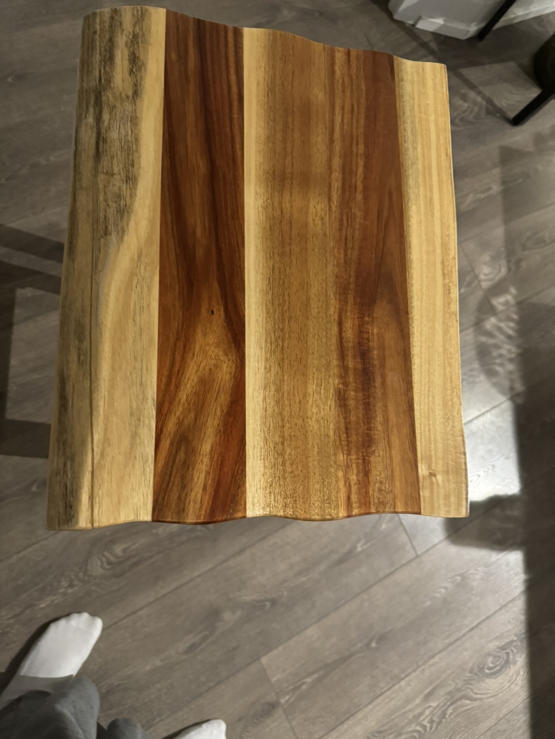 Live Edge Wooden Side Table - photo 3