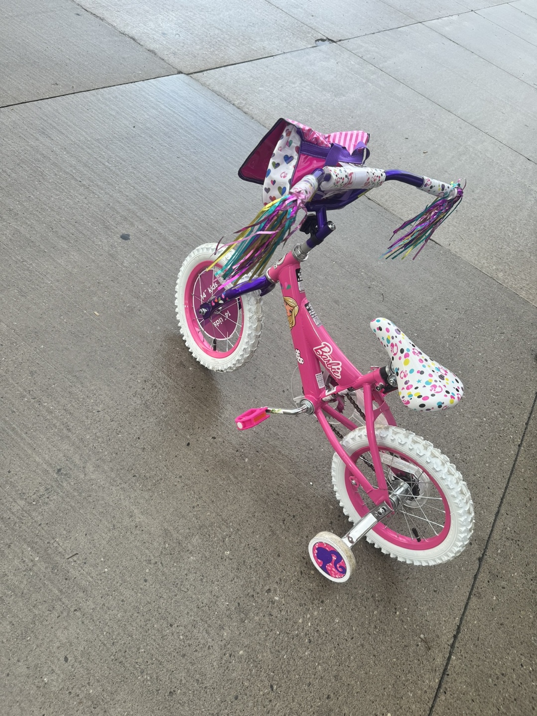 Barbie Bike with Training Wheels - photo 2