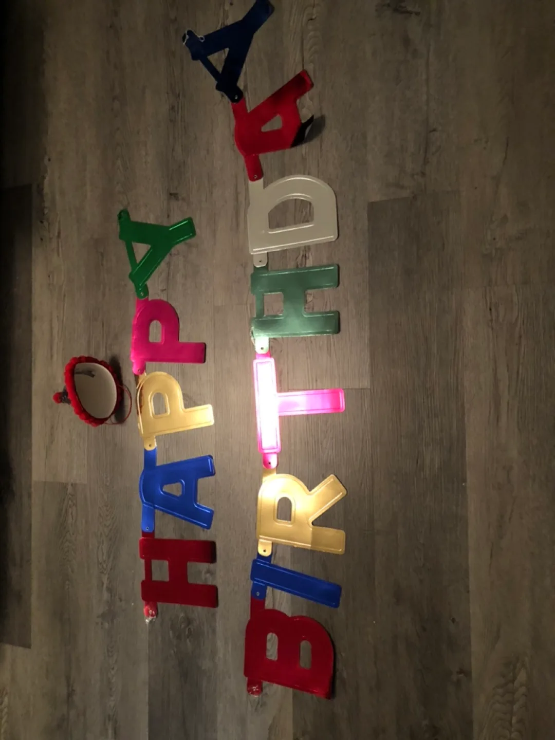 Happy Birthday Banner and Party Hat thumbnail