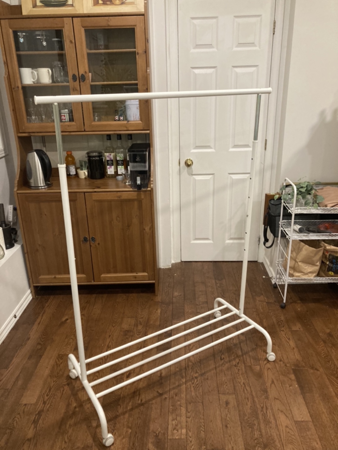 Two Ikea Rigga Clothes Racks