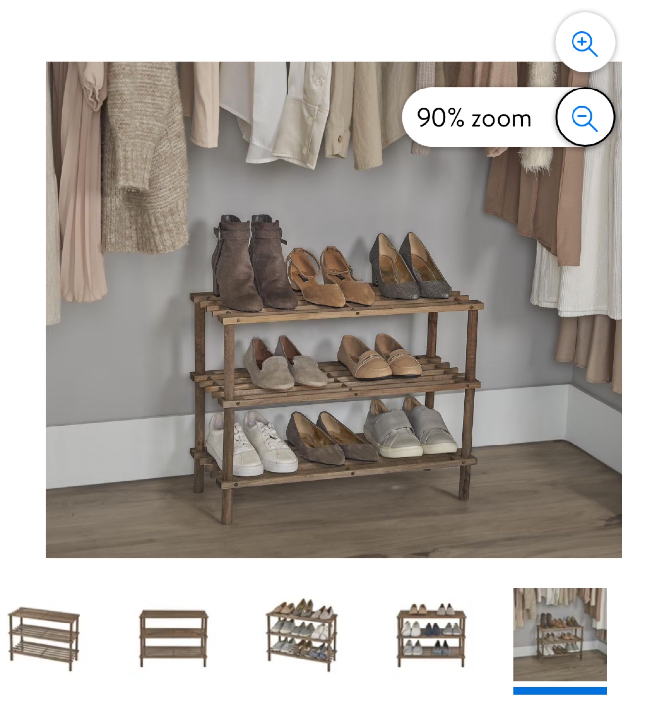 Mainstays 3-Tier Shoe Rack