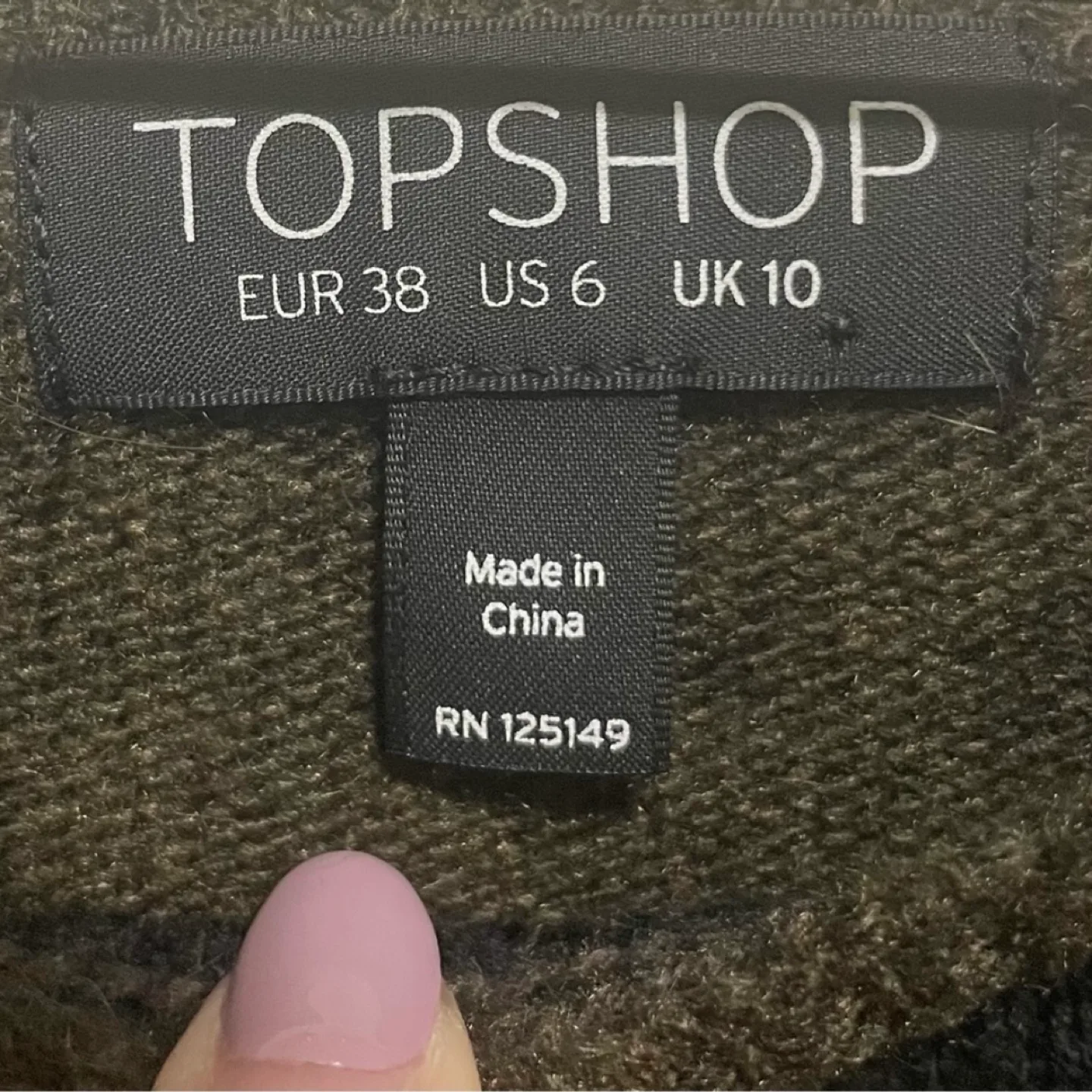 Topshop Statement Sweater Leopard Print Size 6 image indicator(7)