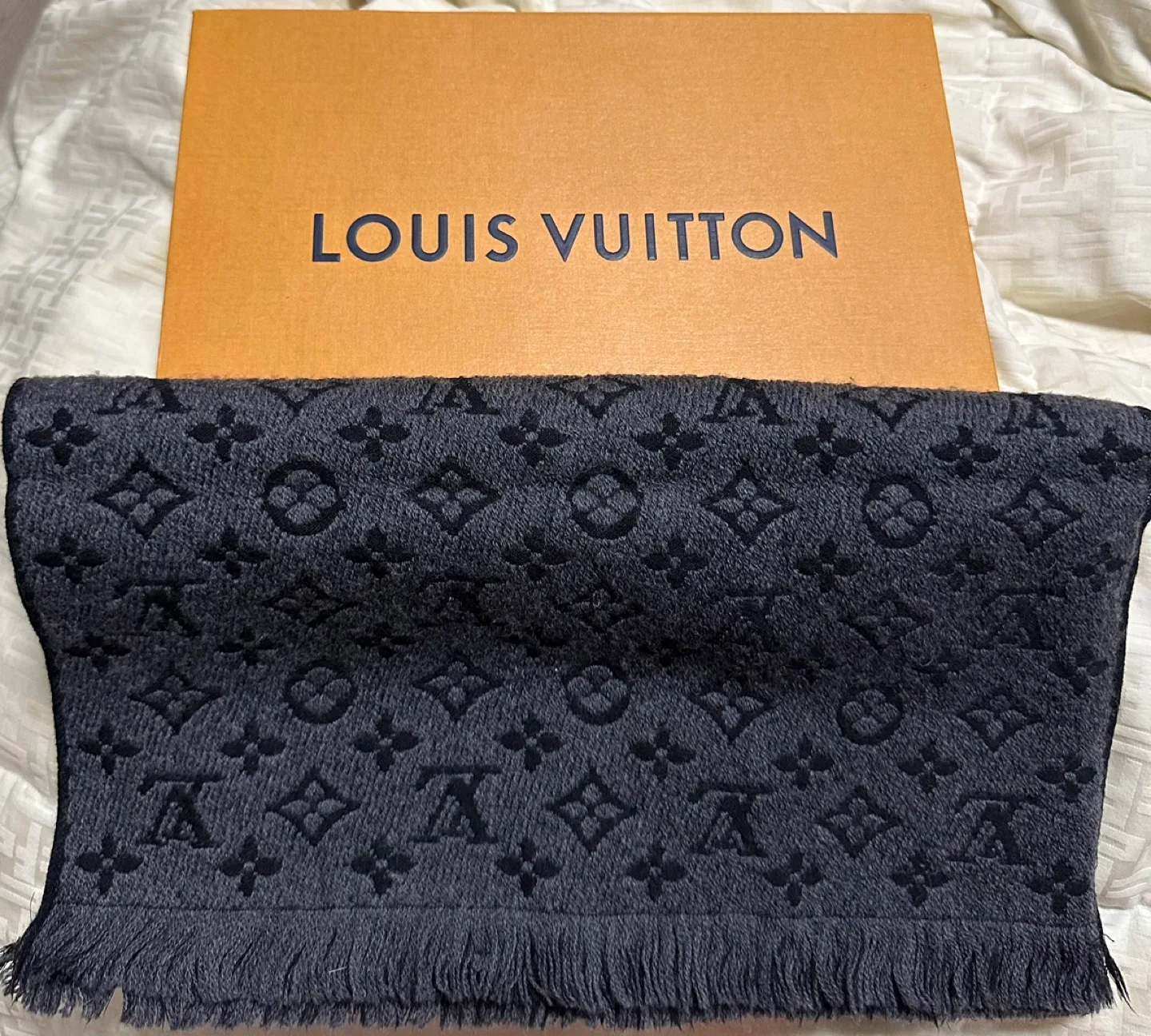 Louis Vuitton Monogram Classic Scarf. Authentic with receipt&box image indicator(4)