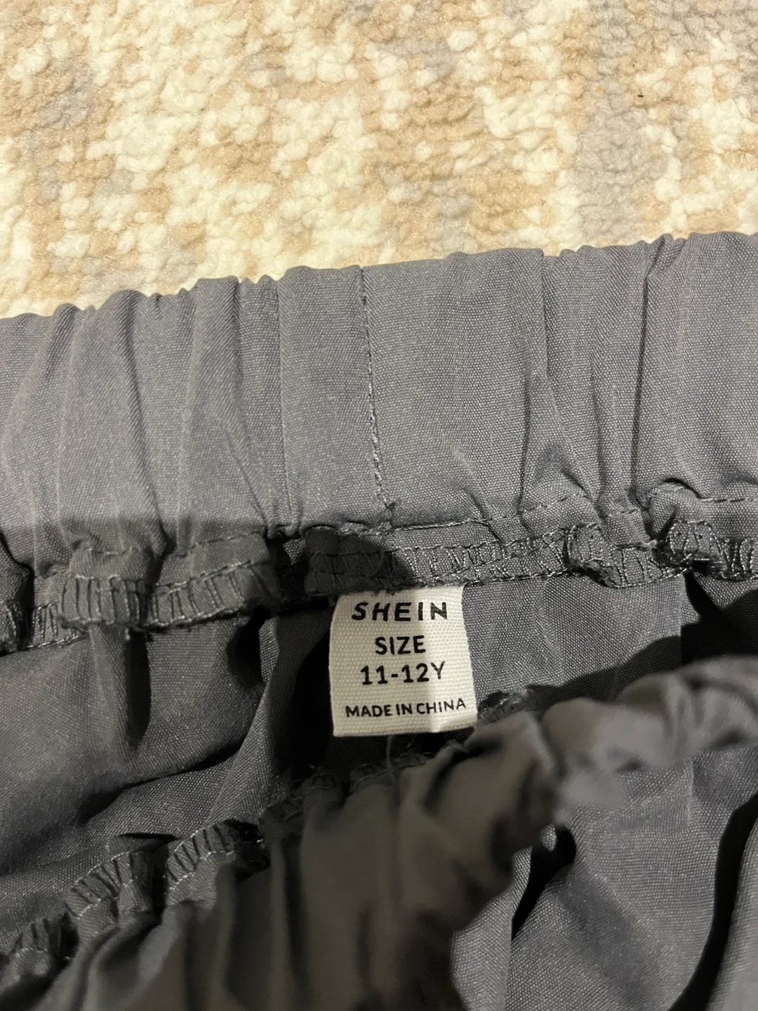 SHEIN Grey Cargo Pants Size 11-12Y image indicator(3)