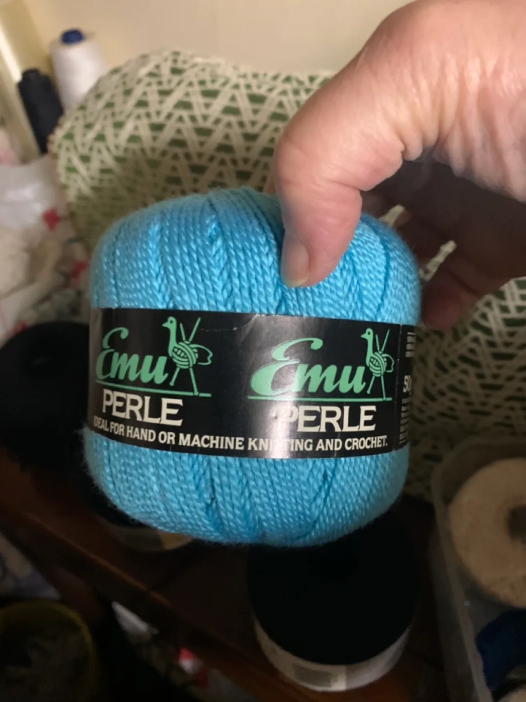 NEW Crotchet or Knitting Yarn- Blue and Black image indicator(4)