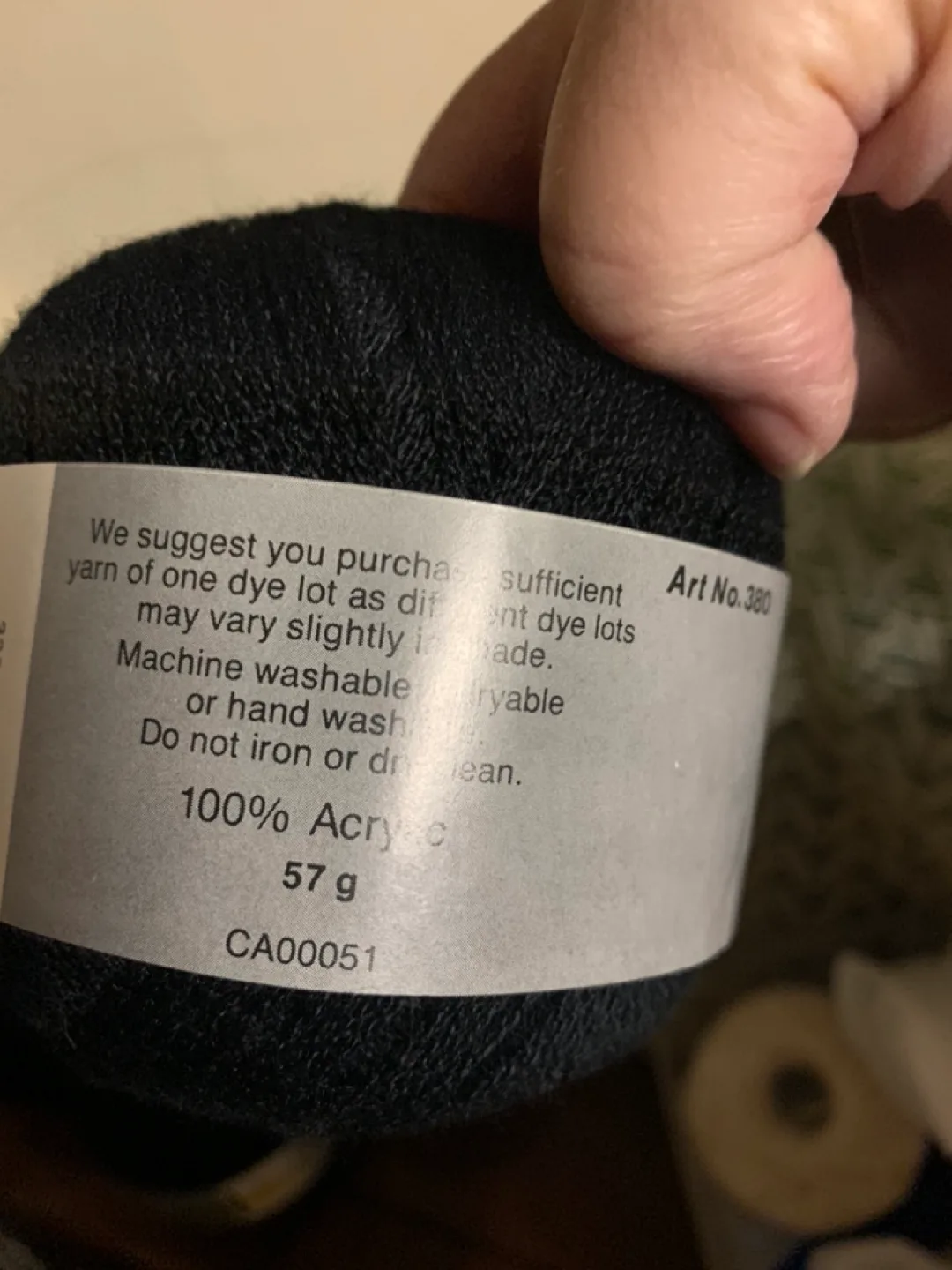 NEW Crotchet or Knitting Yarn- Blue and Black image indicator(3)