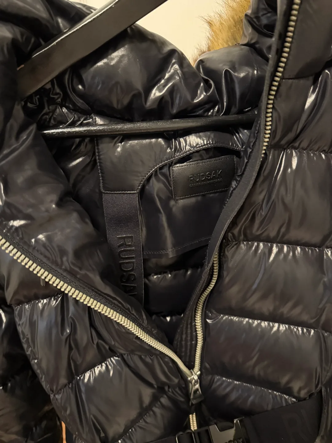 RUDSAK Marysa Women's Recycled Nylon Down Puffer with Faux Fur image indicator(3)