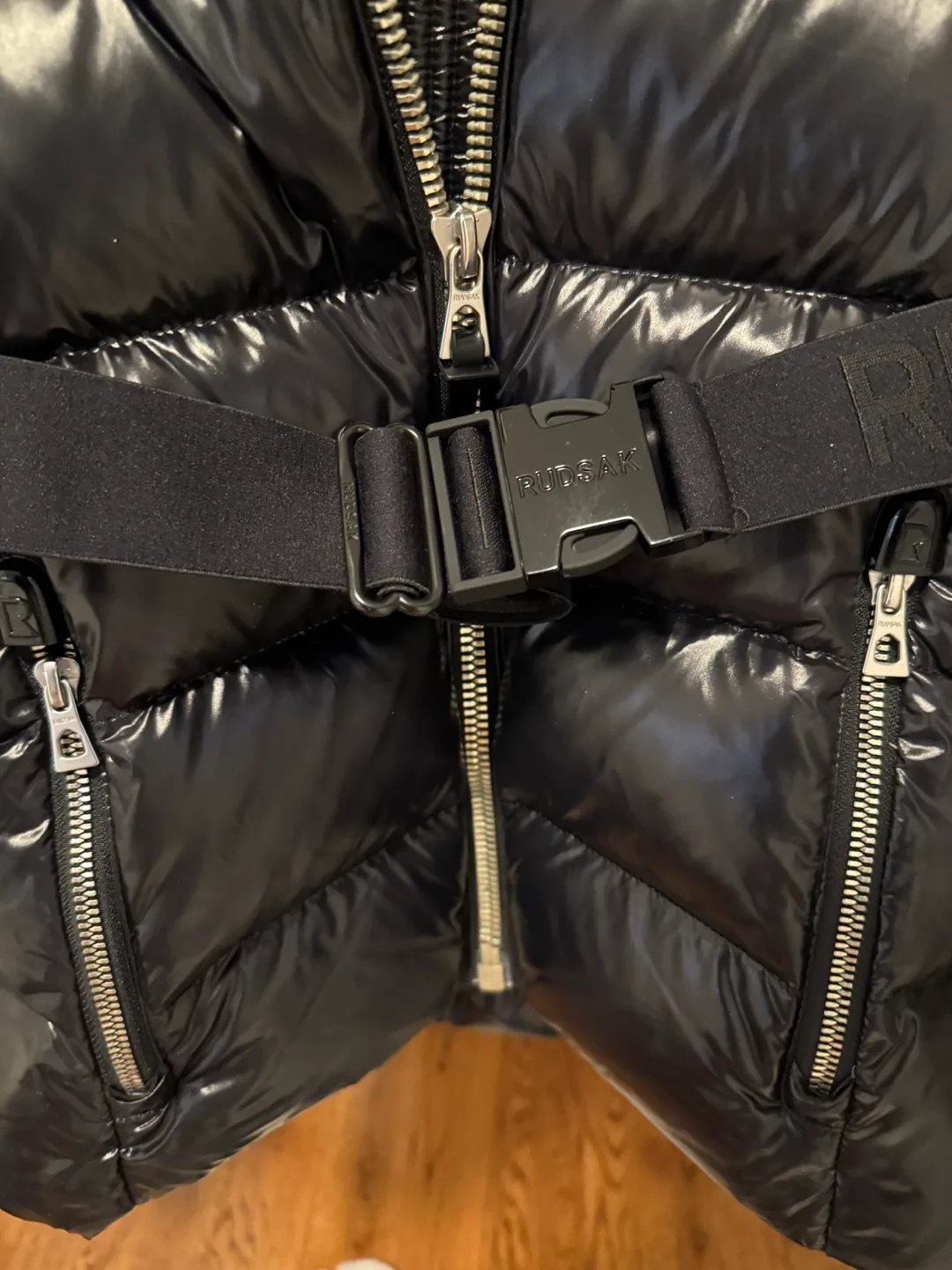 RUDSAK Marysa Women's Recycled Nylon Down Puffer with Faux Fur image indicator(2)