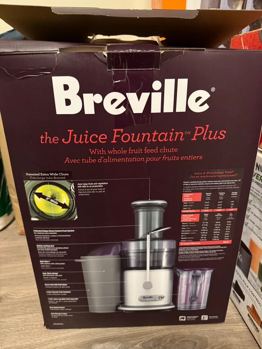 Breville Juice Fountain Plus Juicer thumbnail
