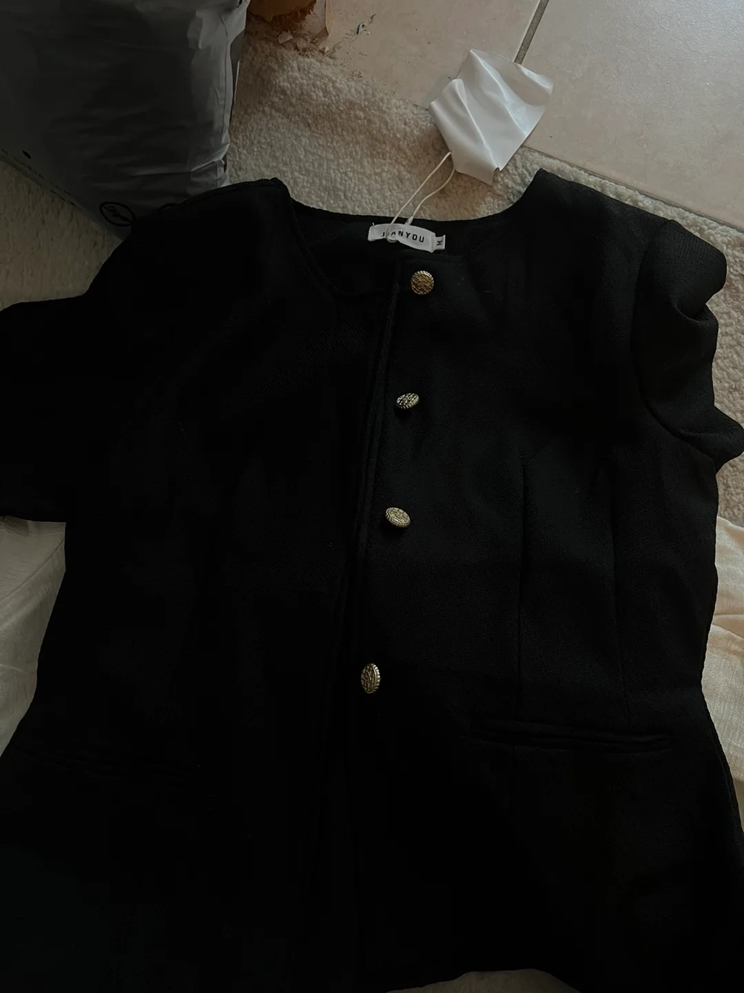 Black Blazer with Gold Buttons thumbnail