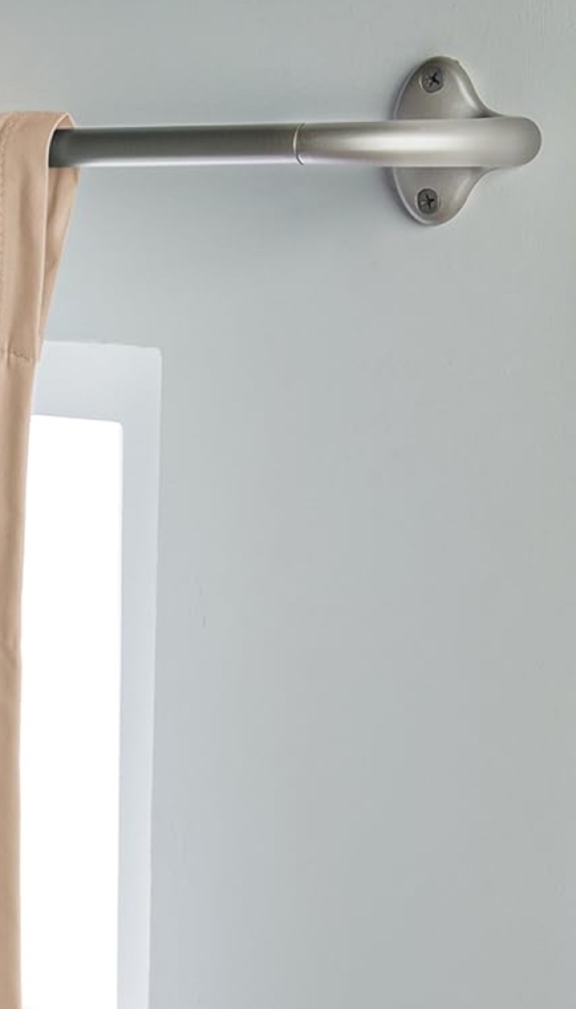 Blackout Curtains & Expandable Curtain Rod #ThriftyPicks - photo 4