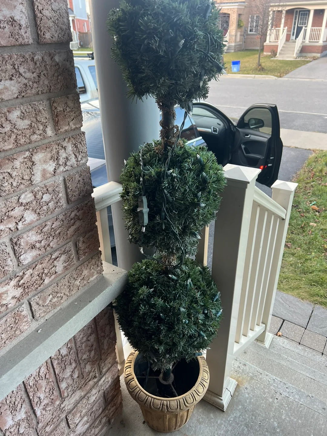 Three-Tiered Artificial Tree with Lights thumbnail