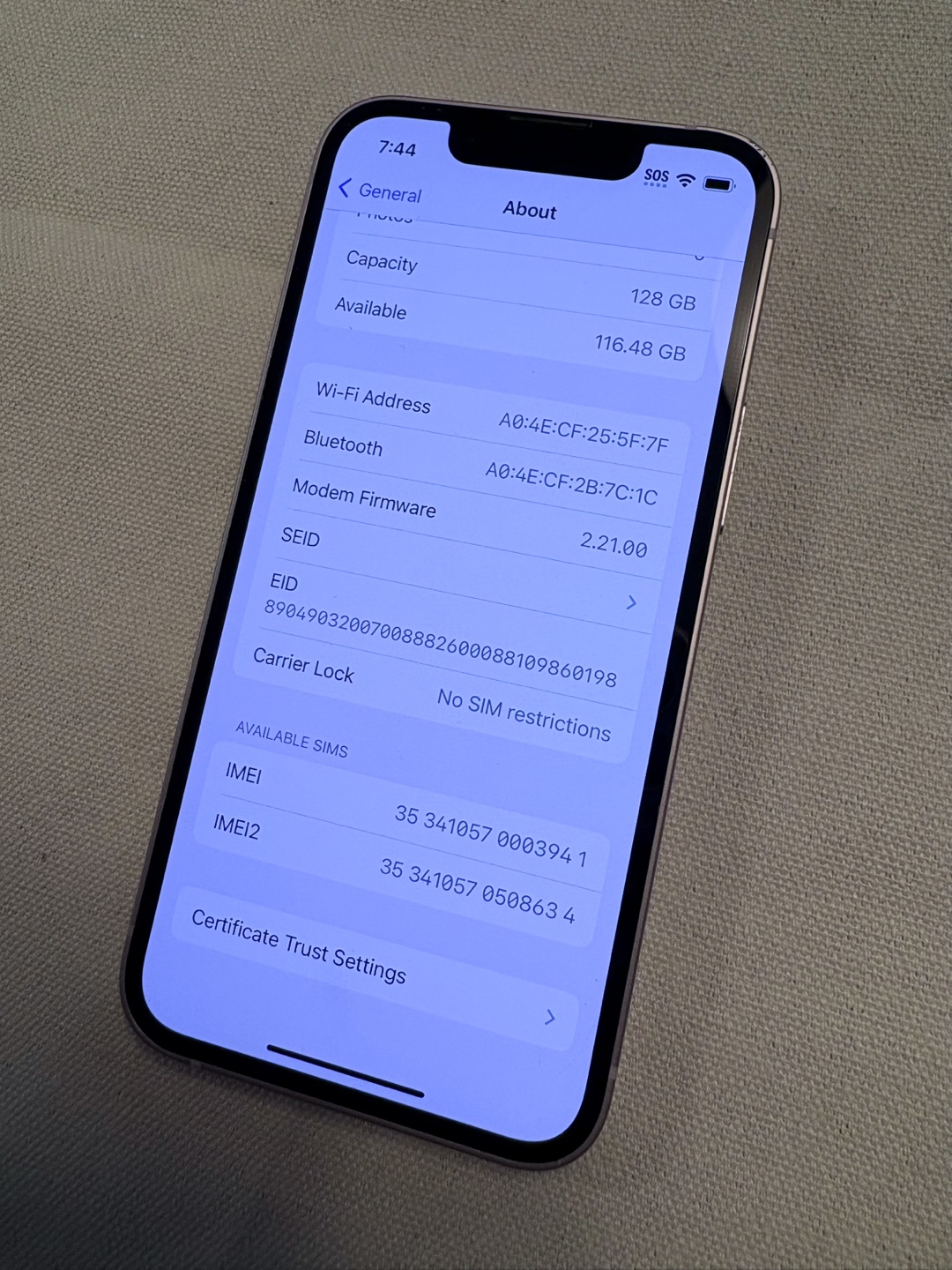iPhone 13 mini pink 128GB, unlocked. - photo 5