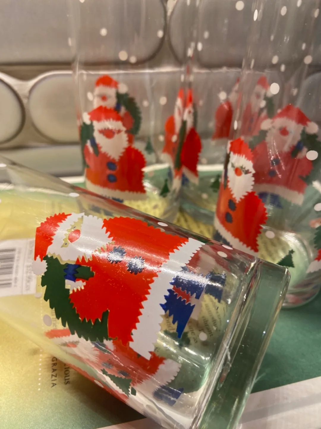 Vintage Santa Glasses - set of 4 image indicator(4)