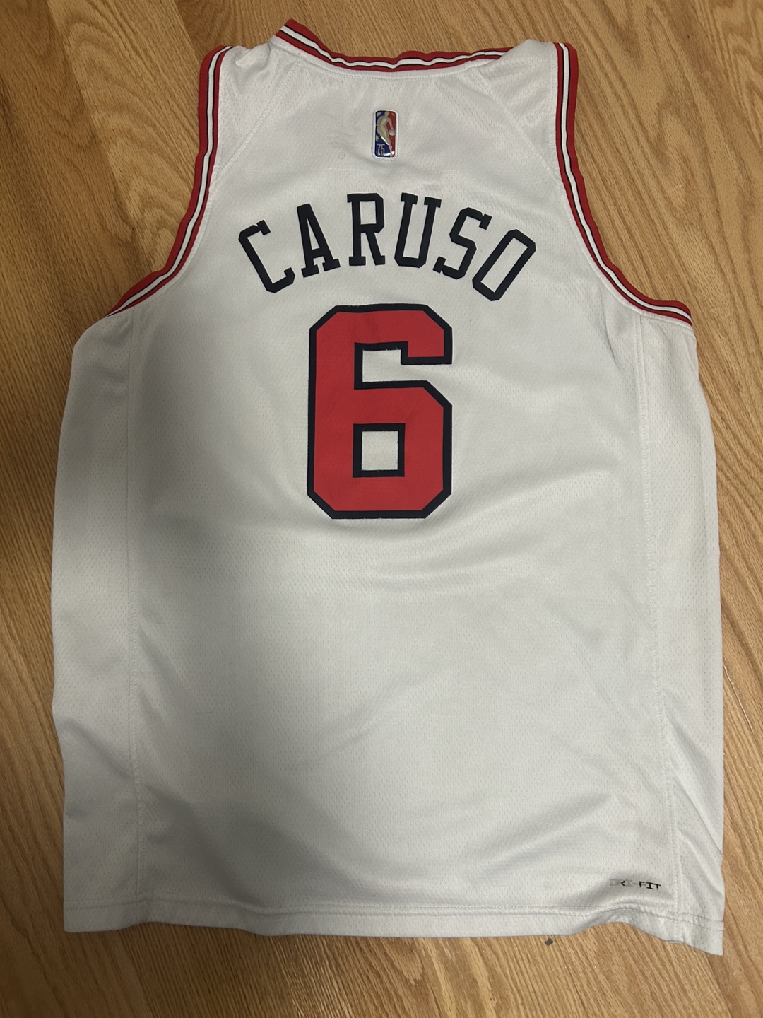NBA 75th Anniversary Nike Chicago Bulls Alex Caruso Jersey - photo 2