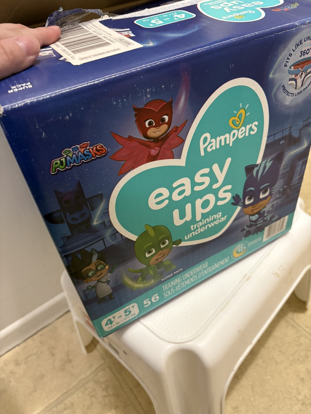 Pampers Easy Ups Training Underwear Size 4-5T (56 count)
