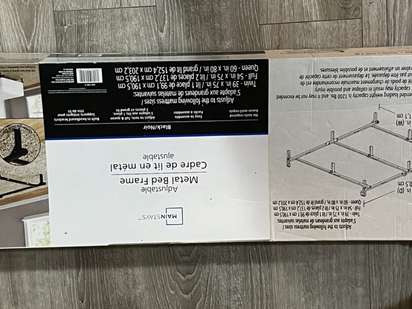 Adjustable Metal Bed Frame - photo 2